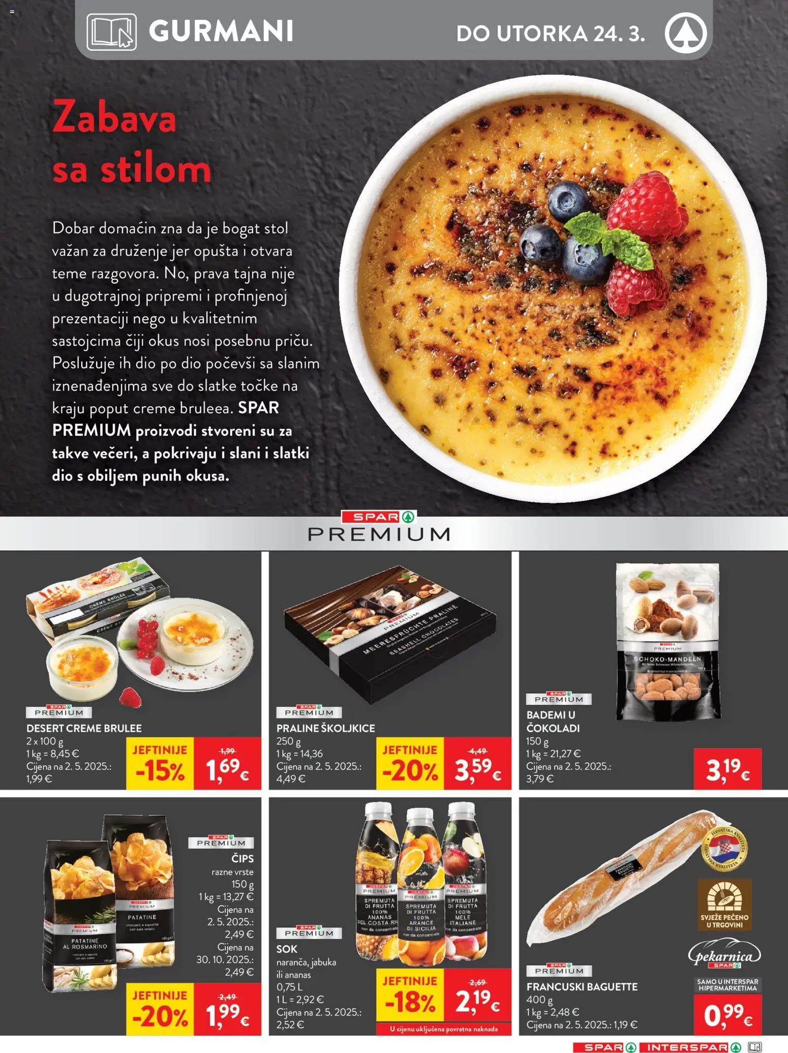 Spar katalog | vrijedi od 18.03.2026 | Stranica: 16 | Proizvodi: Stol, Ananas, Čips, Jabuka