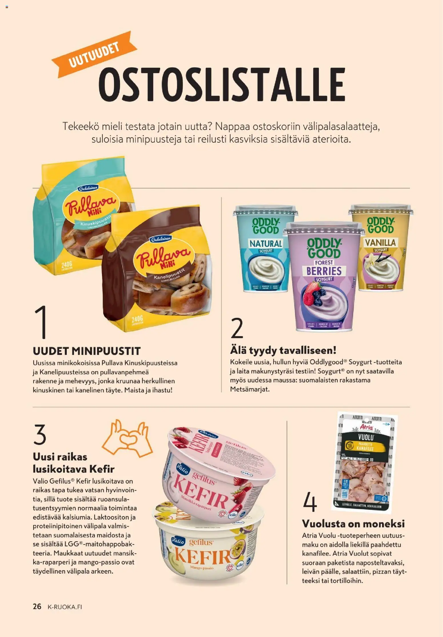 K-Supermarket - K-Ruoka – voimassa 06.05.2026 alkaen | Sivu: 26 | Tuotteet: Kanafilee