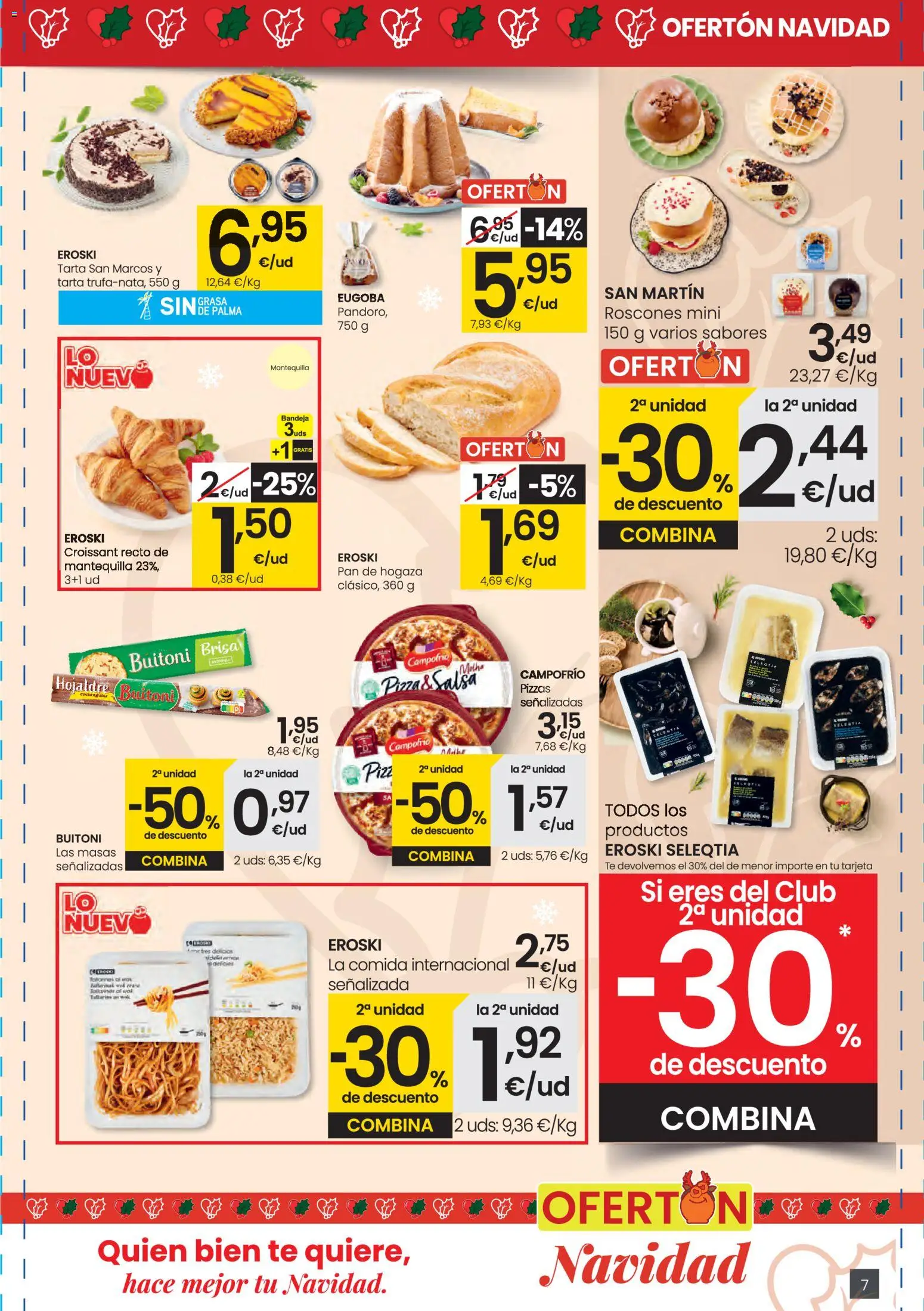 Eroski -  City Busot │ válido desde el 27.11.2025 | Página: 7 | Productos: Pan, Pizza, Té, Συσκευή ροής