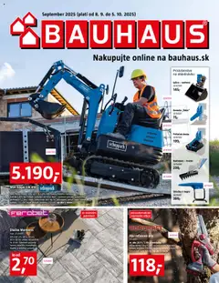 Bauhaus leták platný od 08.09.2025