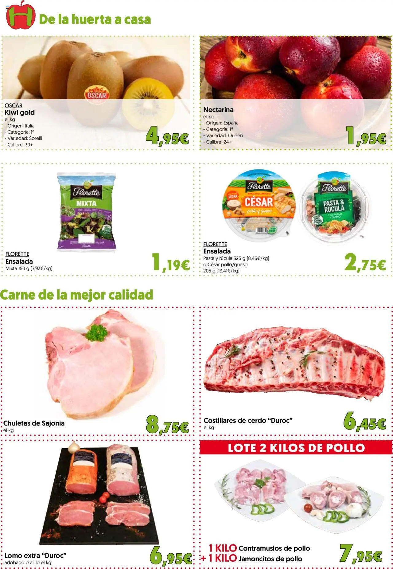 Hiper Usera folleto │ válido desde el 11.06.2025 | Página: 4 | Productos: Queso, Cerdo, Kiwi, Ensalada