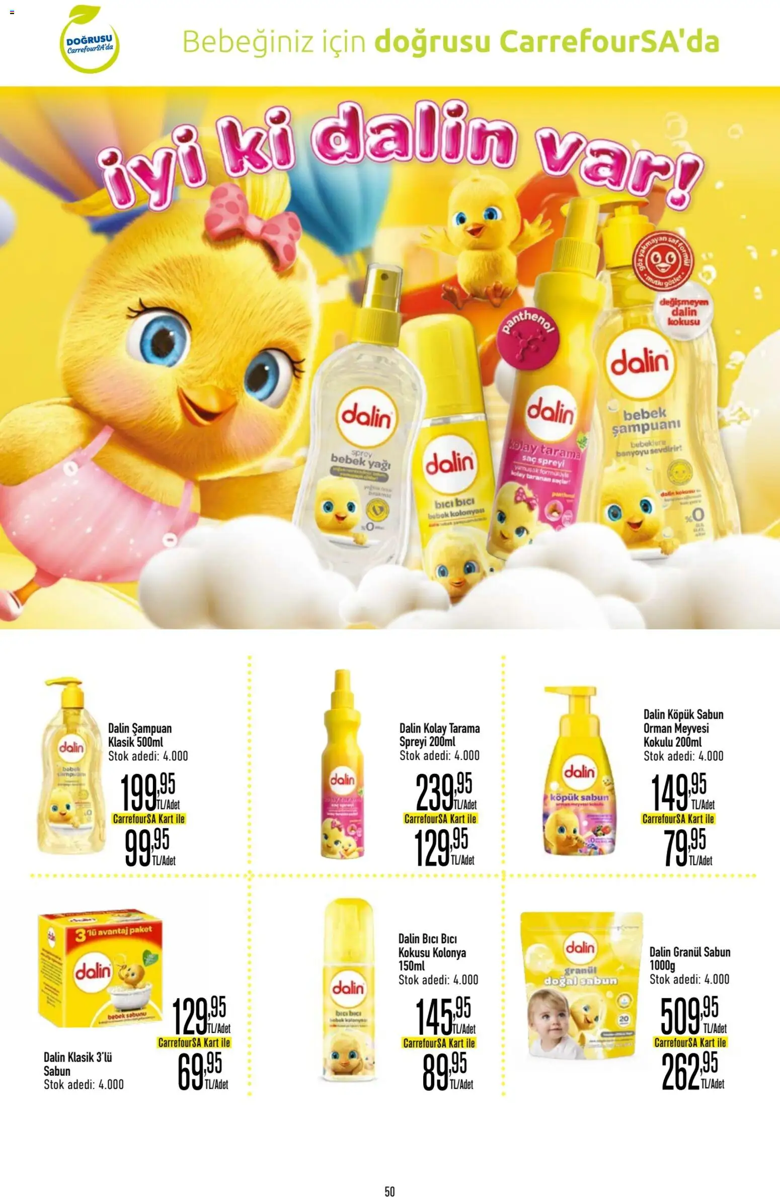 CarrefourSA Katalog - 15.01.2026 tarihinden itibaren geçerlidir | Sayfa: 50 | Ürünler: Şampuan, Saç spreyi, Sabun