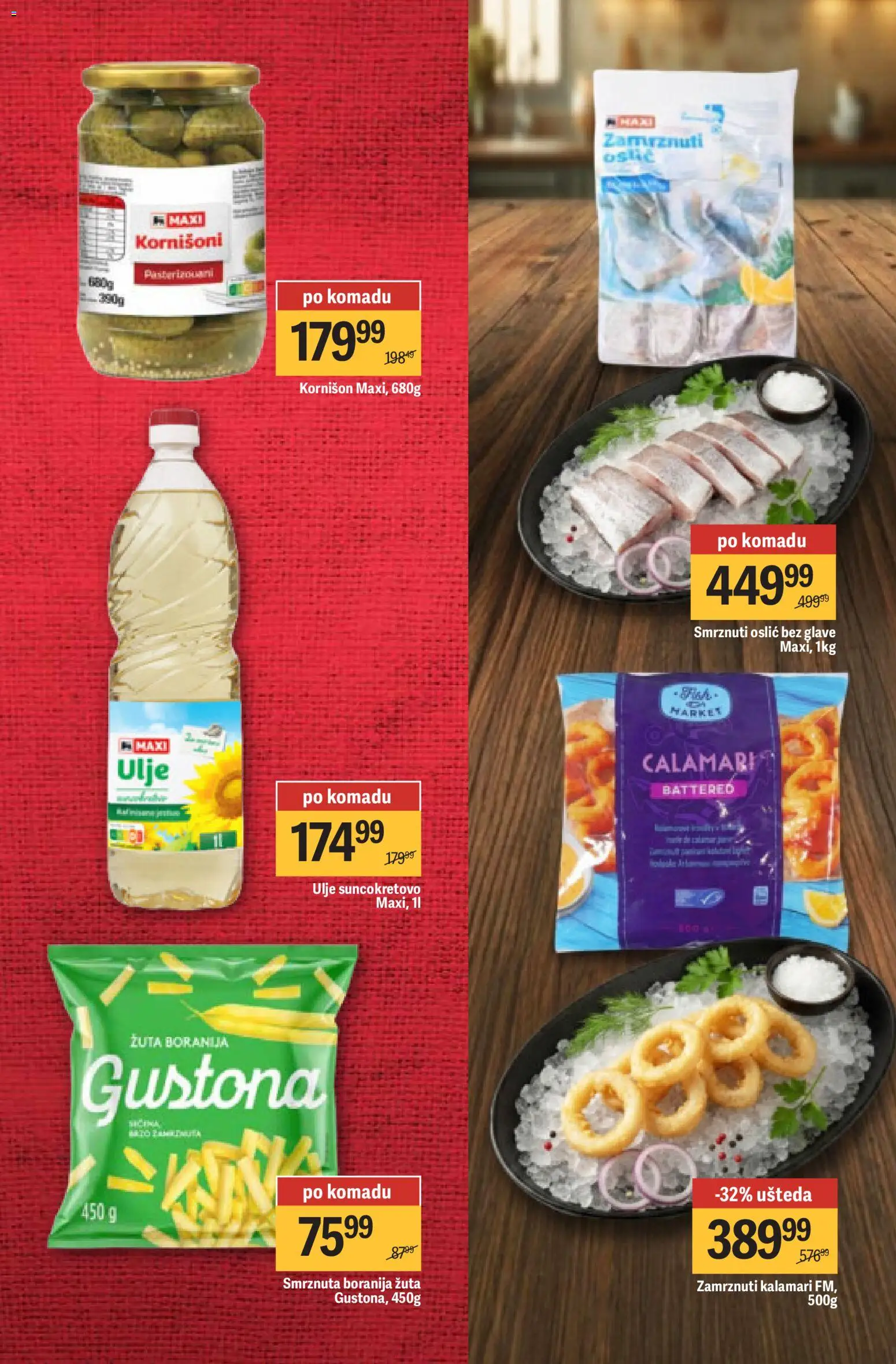 Maxi katalog - važi od 02.04.2026 | Strana: 23 | Proizvode: Boranija, Kornišoni, Oslić, Ulje