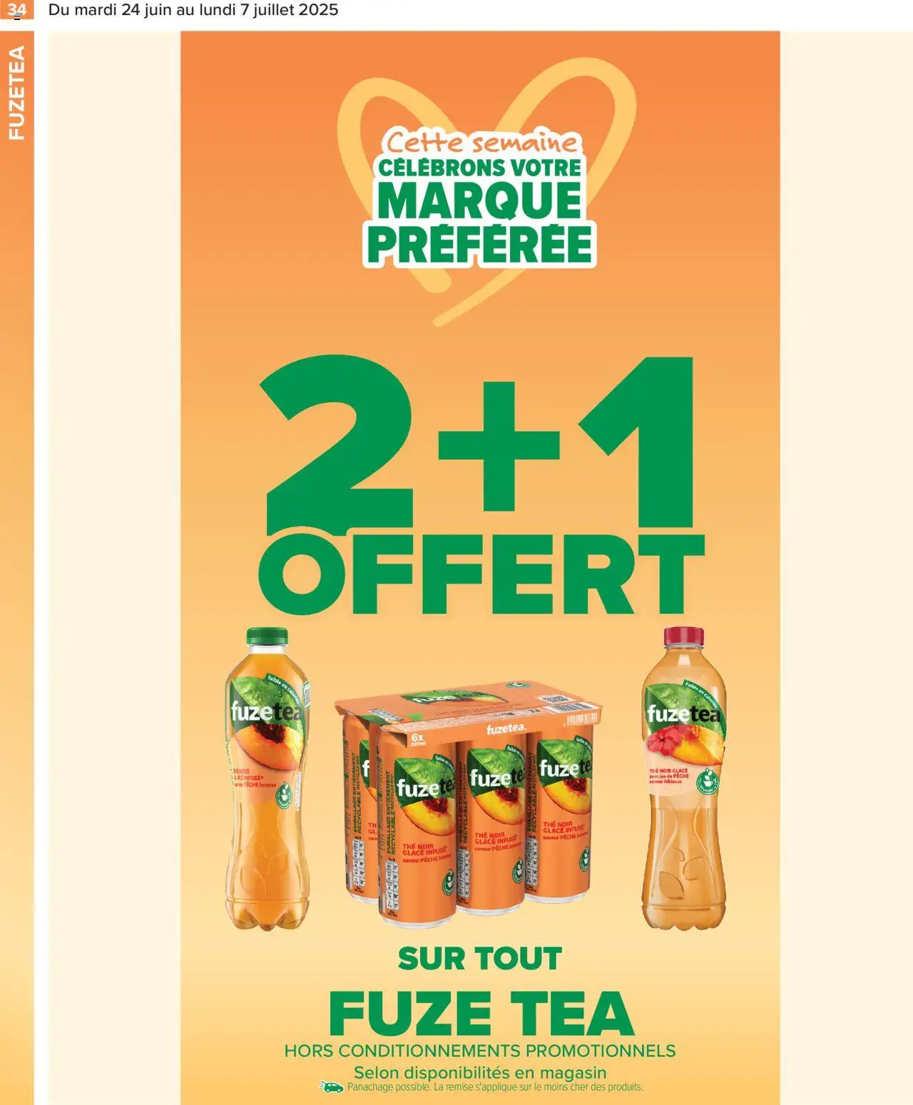  | Page: 36 | Produits: Pêche, Jus, Thé