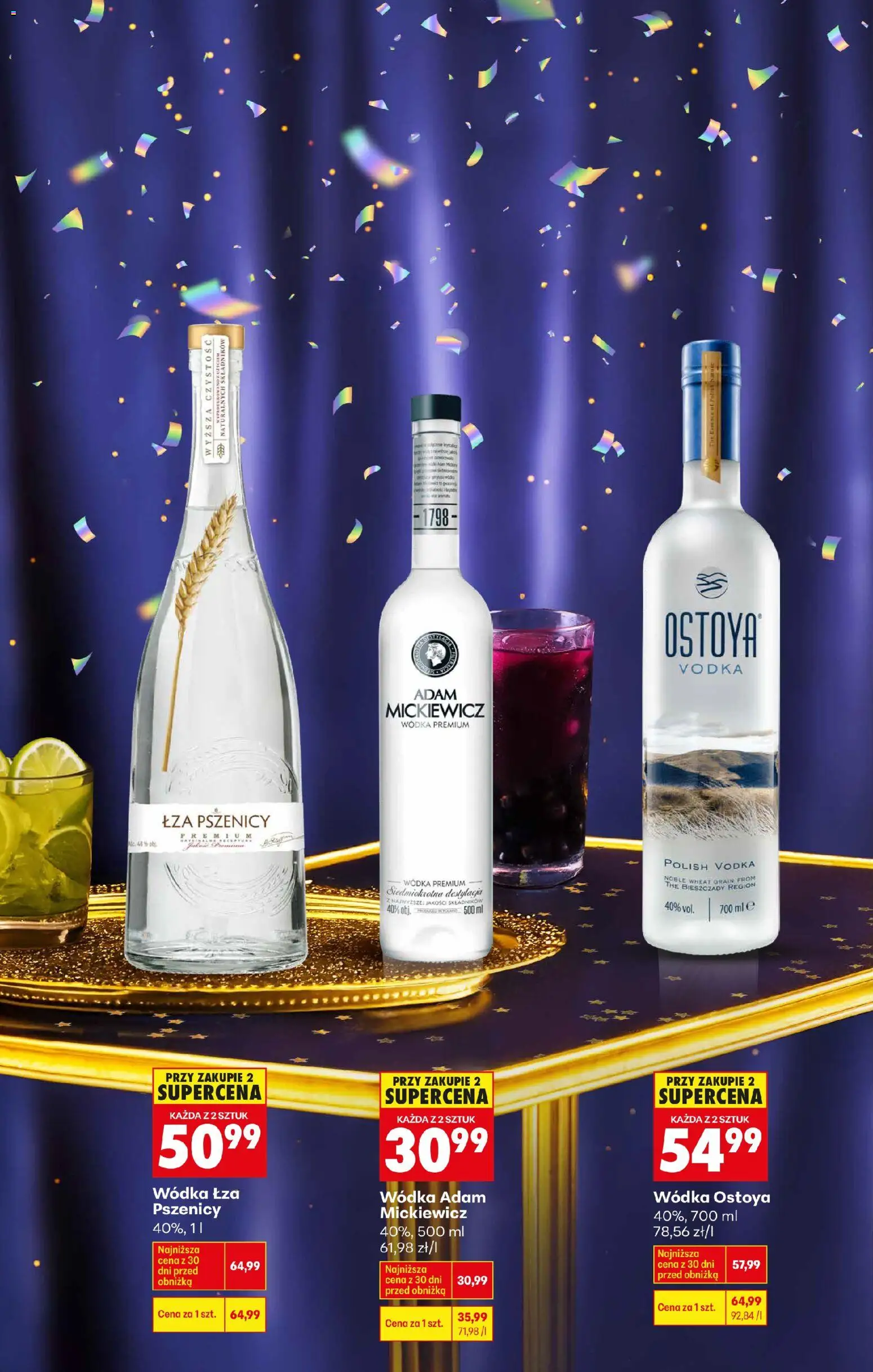 Biedronka gazetka - Czas na toast od 27.12.2025 | Strona: 38 | Produkty: Vodka, Wódka