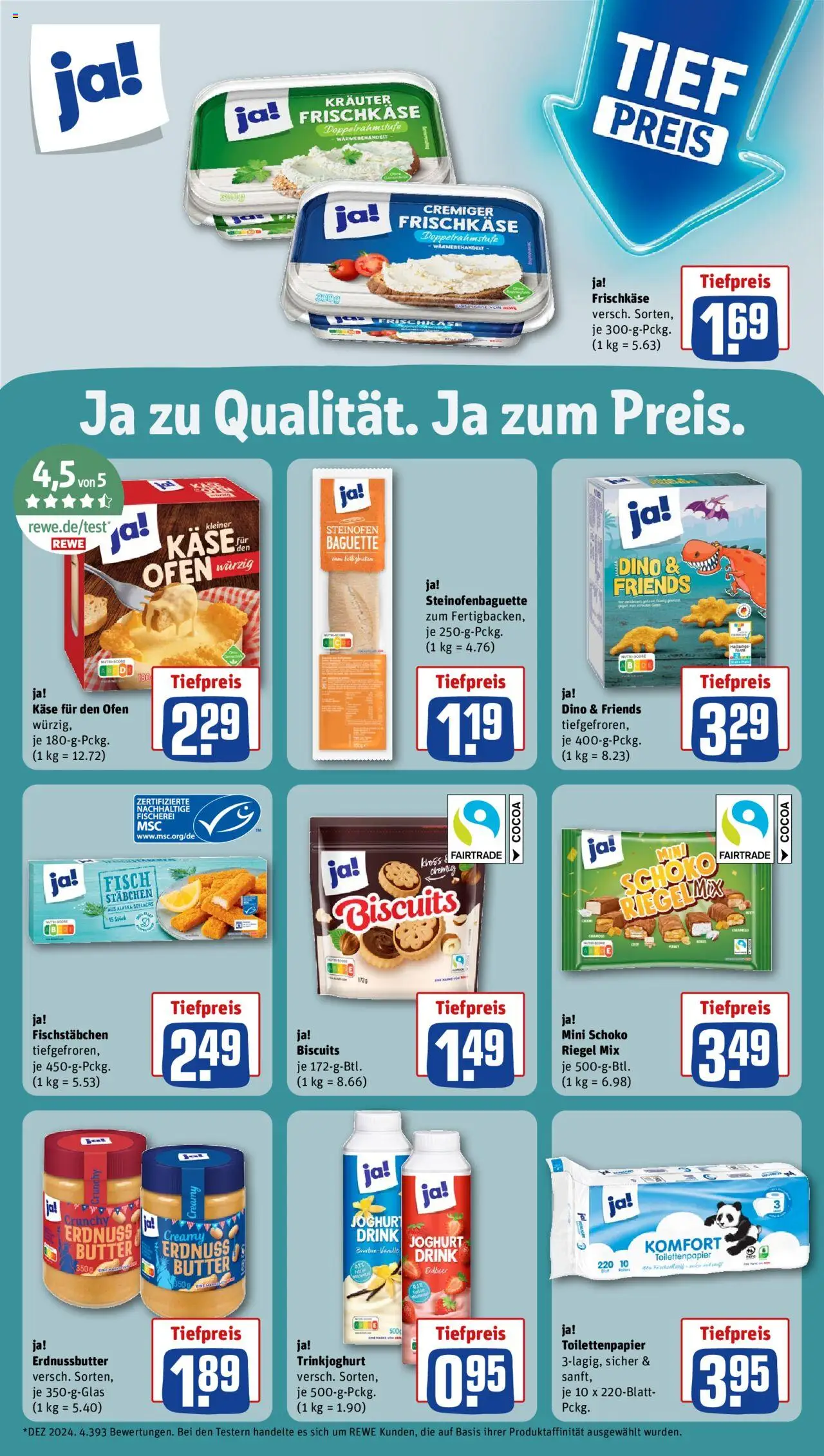 Rewe ihr Kaufpark Prospekt 	 – gültig ab 20.10.2025 | Seite: 25 | Produkte: Ofen, Baguette, Fischstabchen, Frischkase