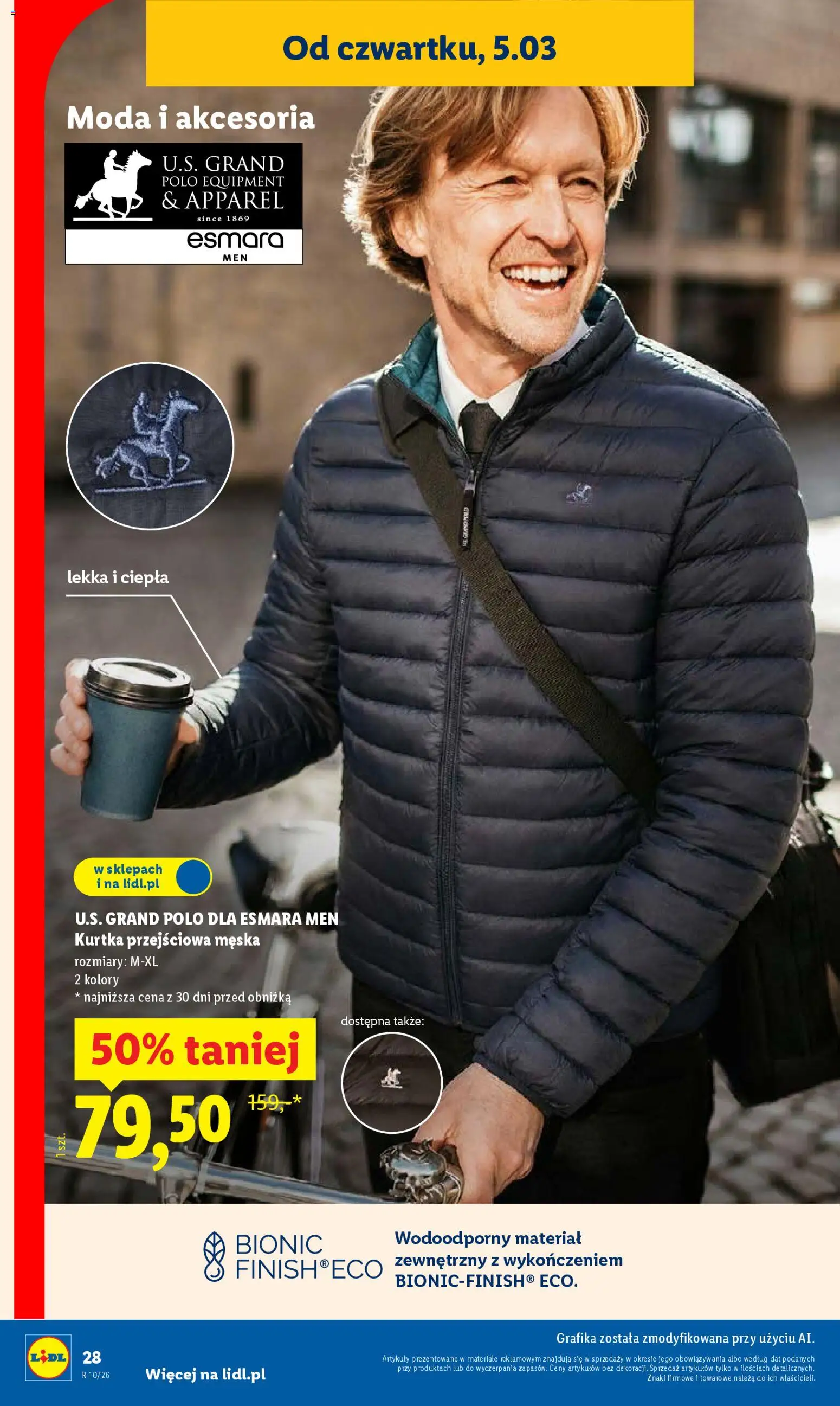 Lidl Katalog od 02.03.2026 | Strona: 34 | Produkty: Kurtka