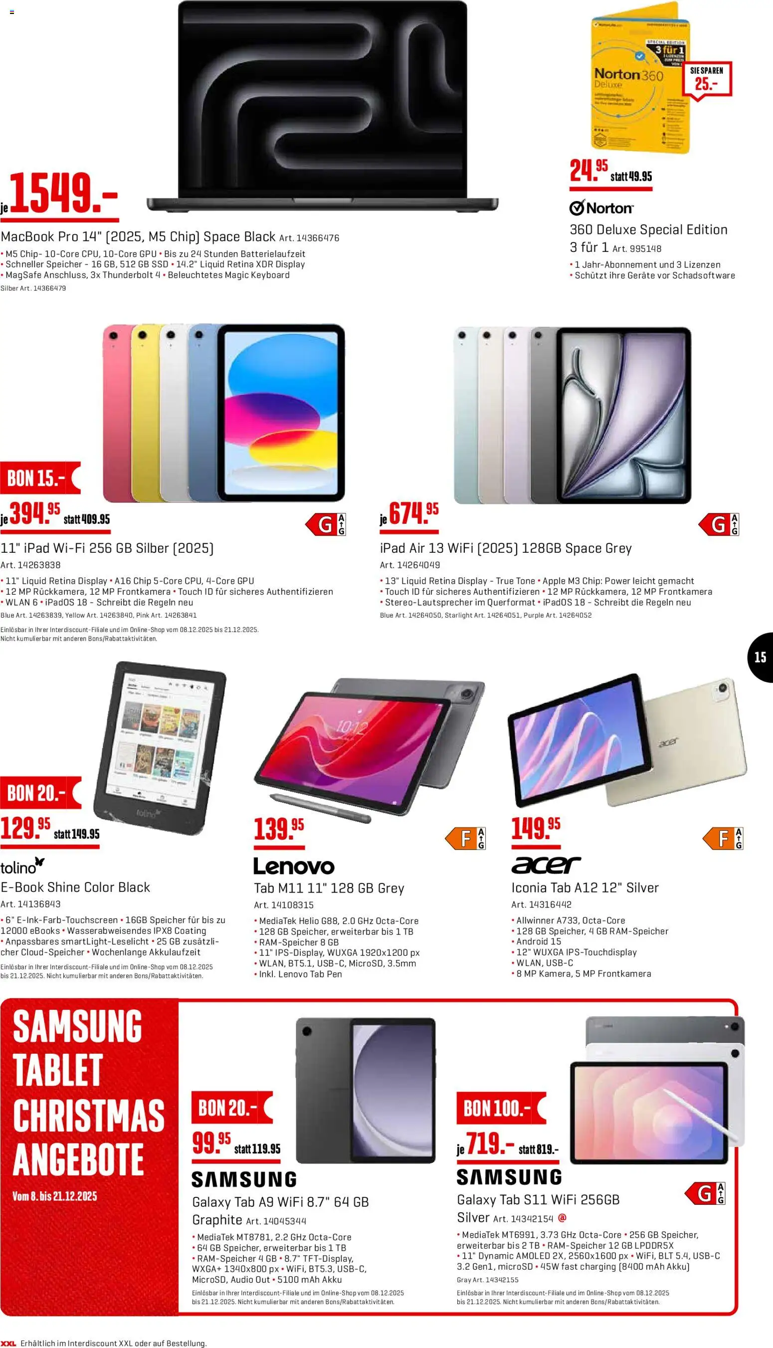 Interdiscount Aktionen – gültig ab 08.12.2025 | Seite: 15