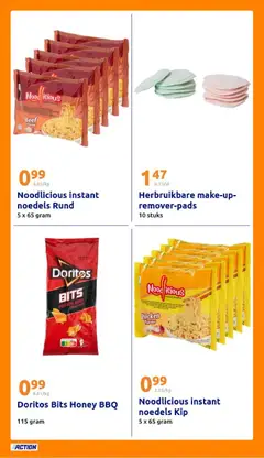Action - Folder week 8 - Voorbeeld van een folder van Action, geldig van 18.02.2026 | Pagina: 21 | Producten: Noedels, Doritos, Kip