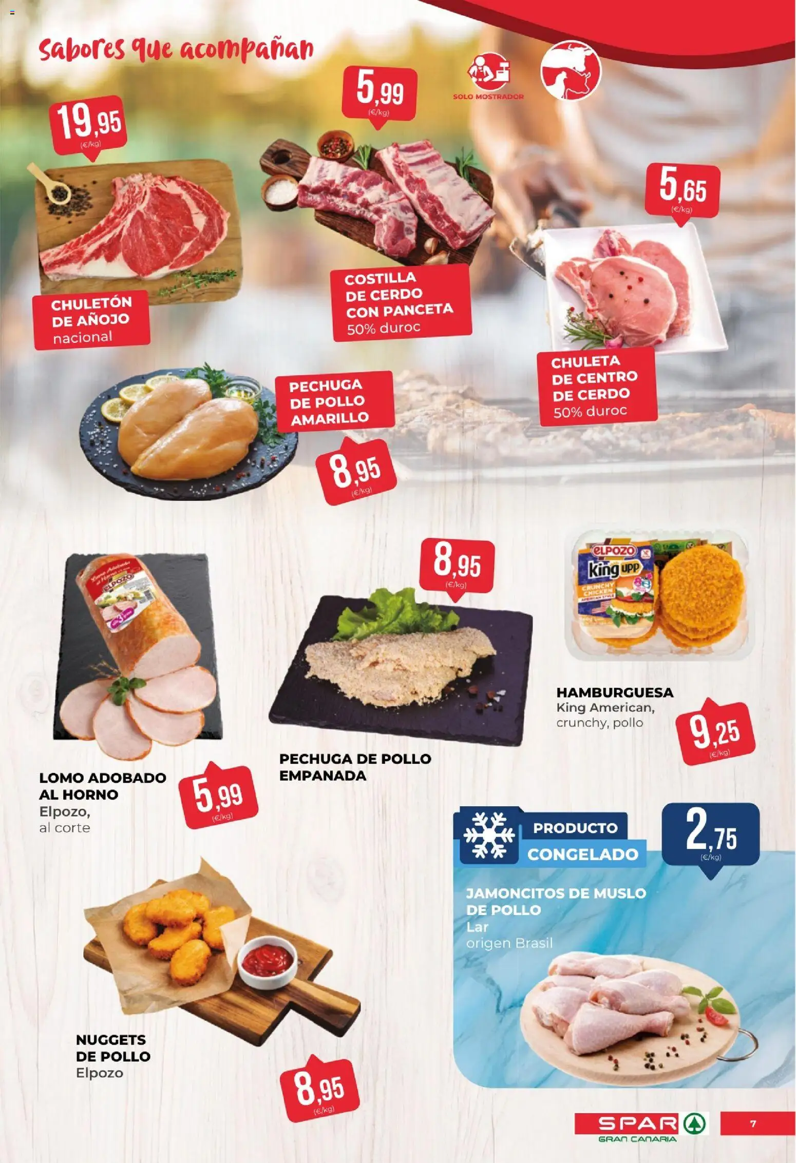 Spar - folleto │ válido desde el 31.03.2026 | Página: 7 | Productos: Cerdo, Horno, Σοκολατούχο γάλα, Nuggets