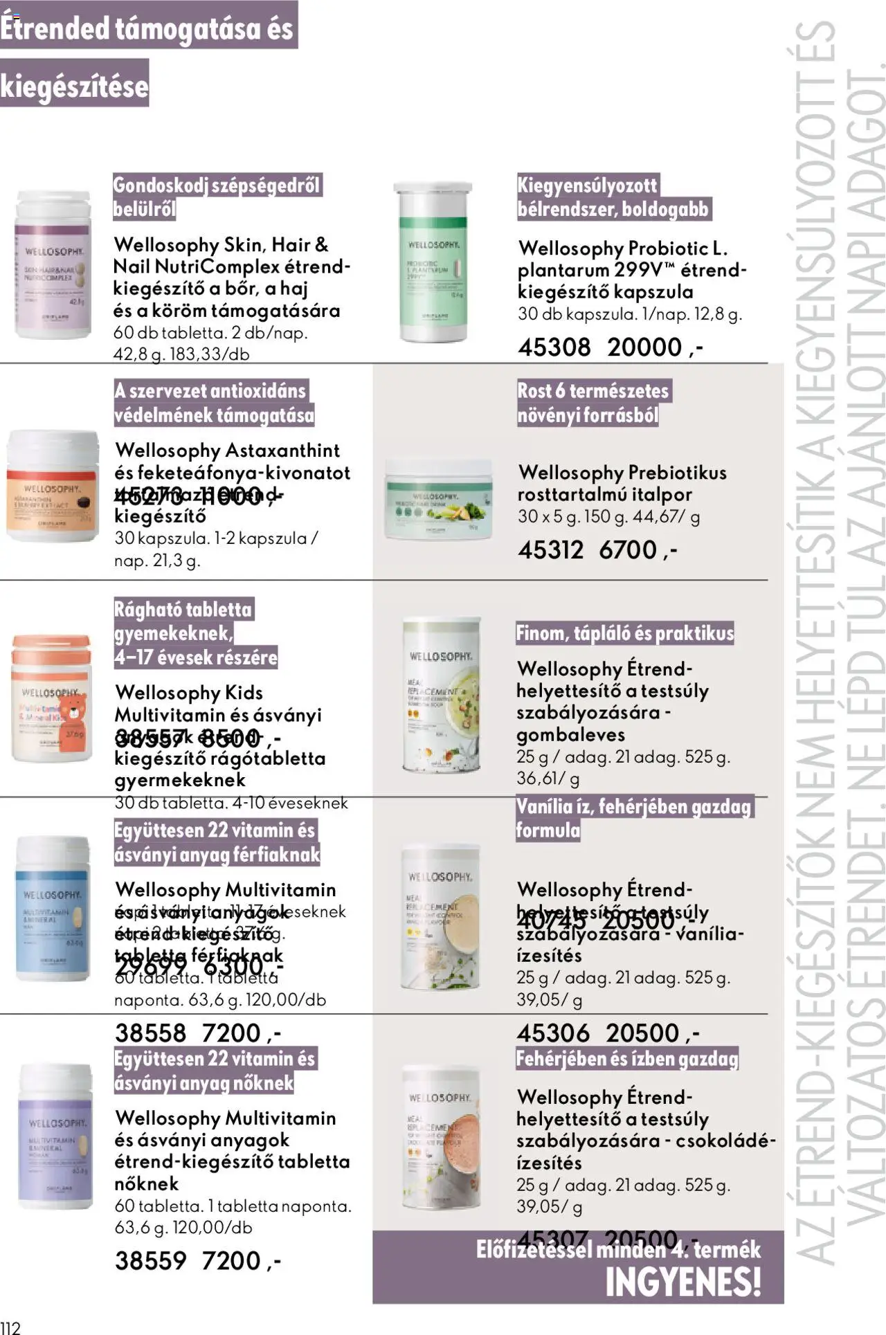 Oriflame akciós ujság - amely érvényes a következő dátumtól: 17.08.2025 | Oldal: 112 | Termékek: Csokoládé, Multivitamin, Italpor