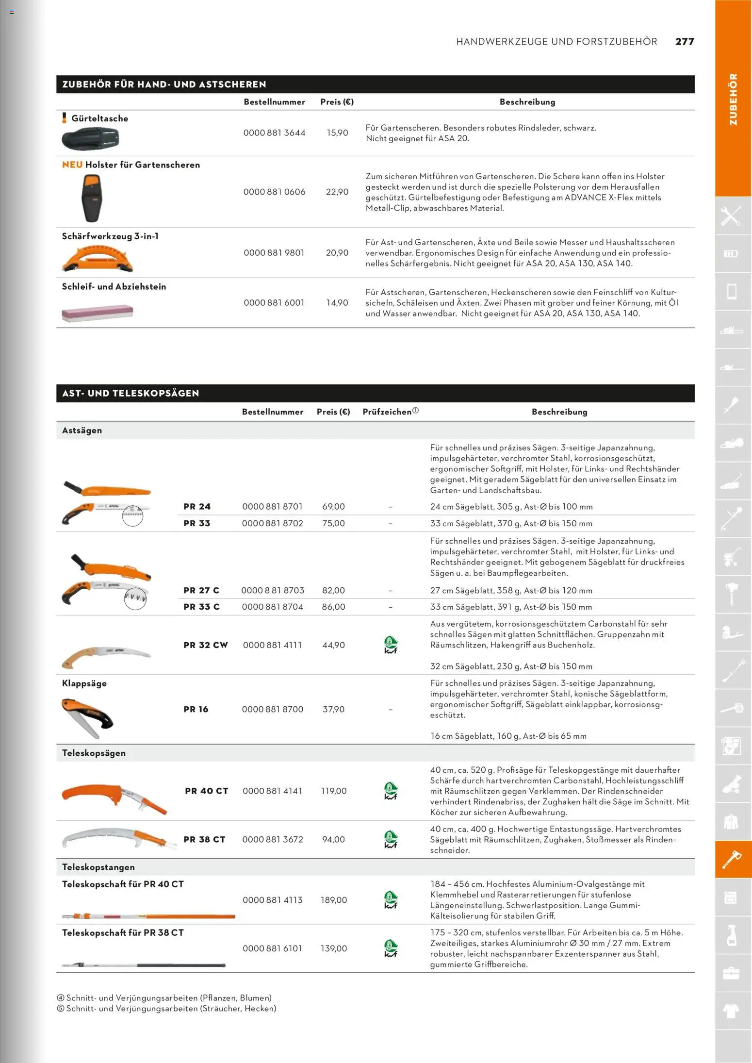STIHL Katalog – gültig ab 01.01.2026 | Seite: 277 | Produkte: Kocher, Öl, Blumen, Wasser