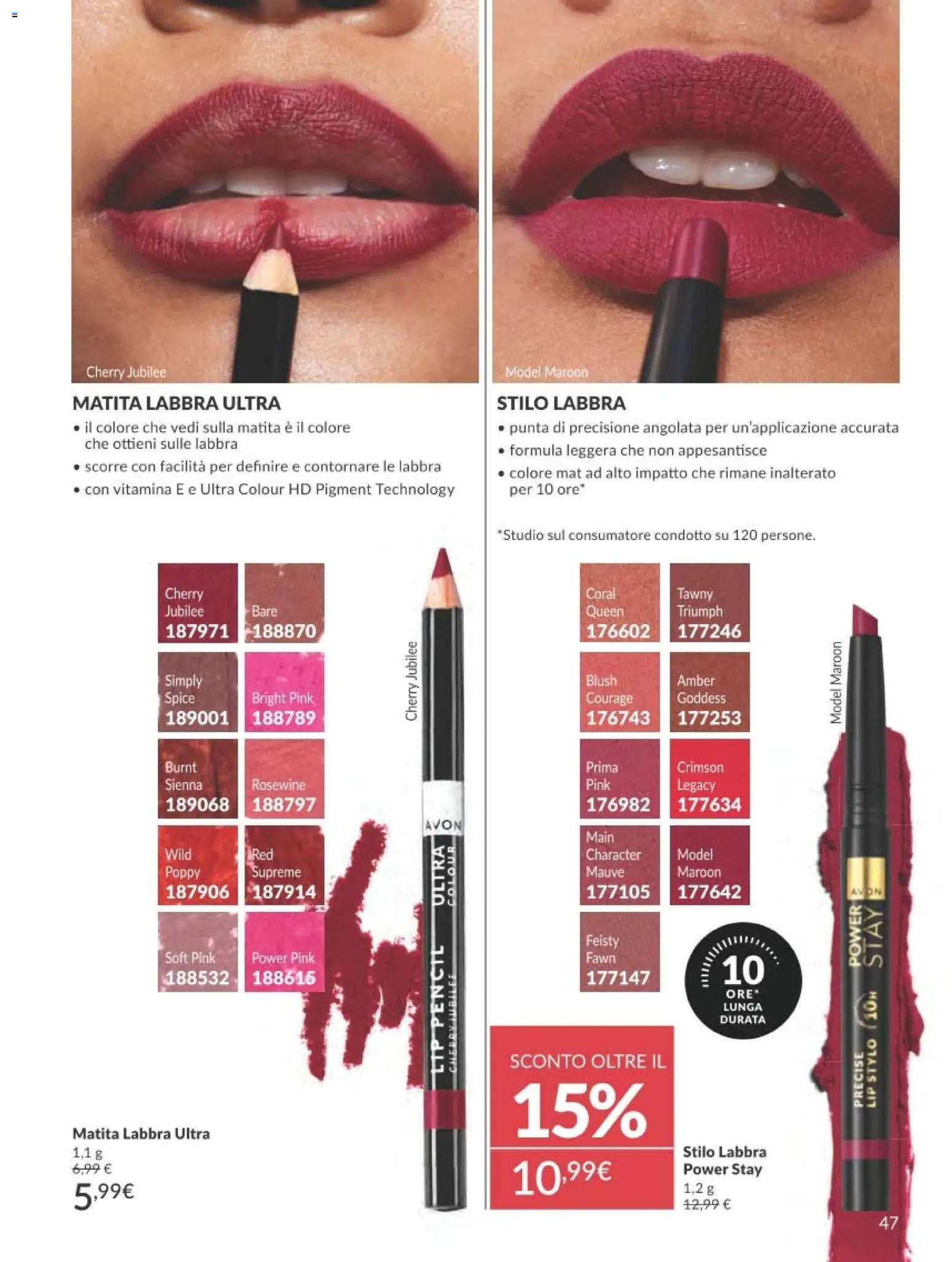 Volantino Avon del 01.03.2026 | Pagina: 47 | Prodotti: Blush