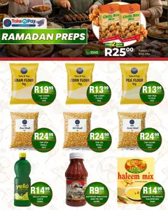 Take n Pay specials catalogue – valid from 02.03.2026 | Page: 11 | Products: Flour, Oil, Juice, Pea