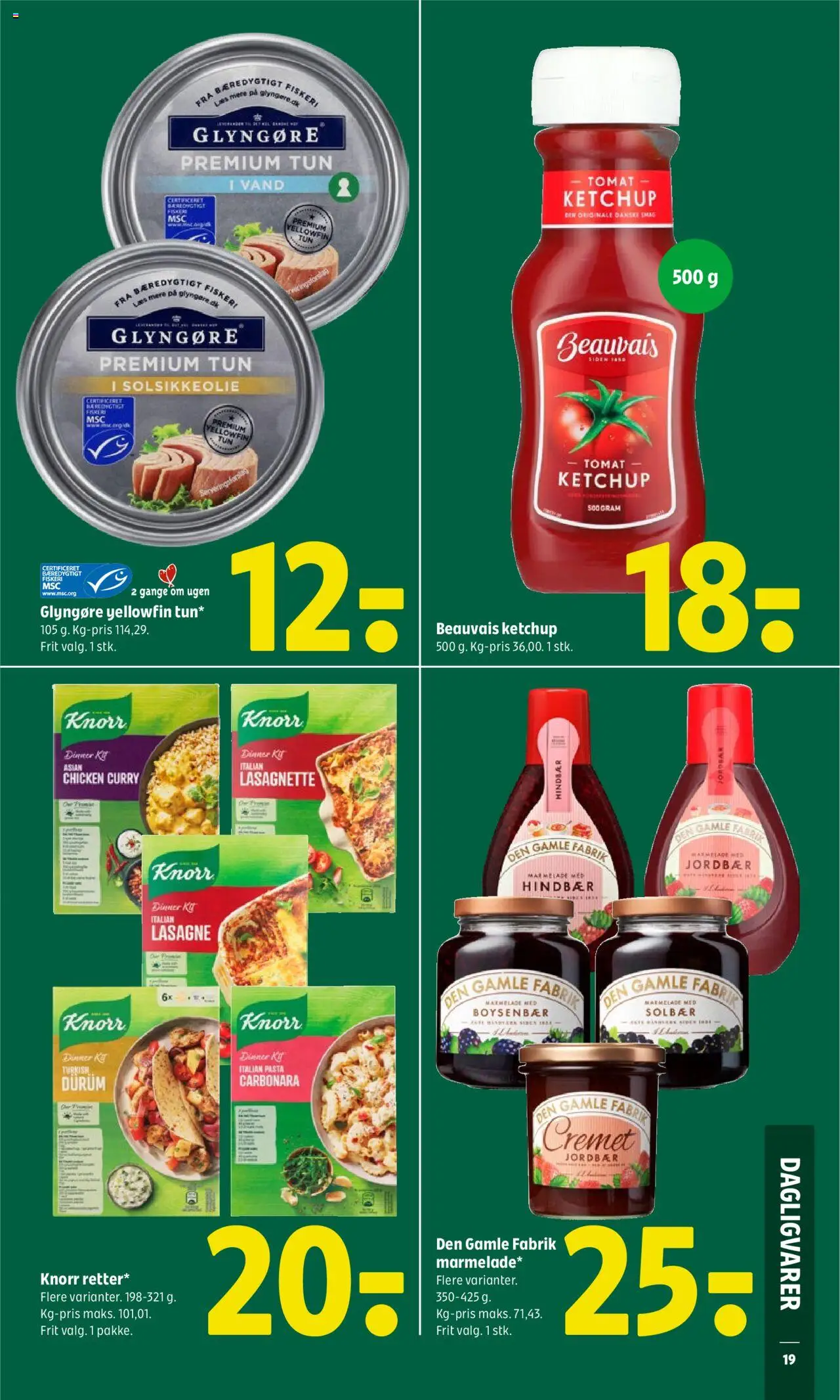 Coop 365 Tilbudsavis gyldig fra 21.08.2025 | Side: 25 | Produkter: Ketchup, Touca, Marmelade, Solbær