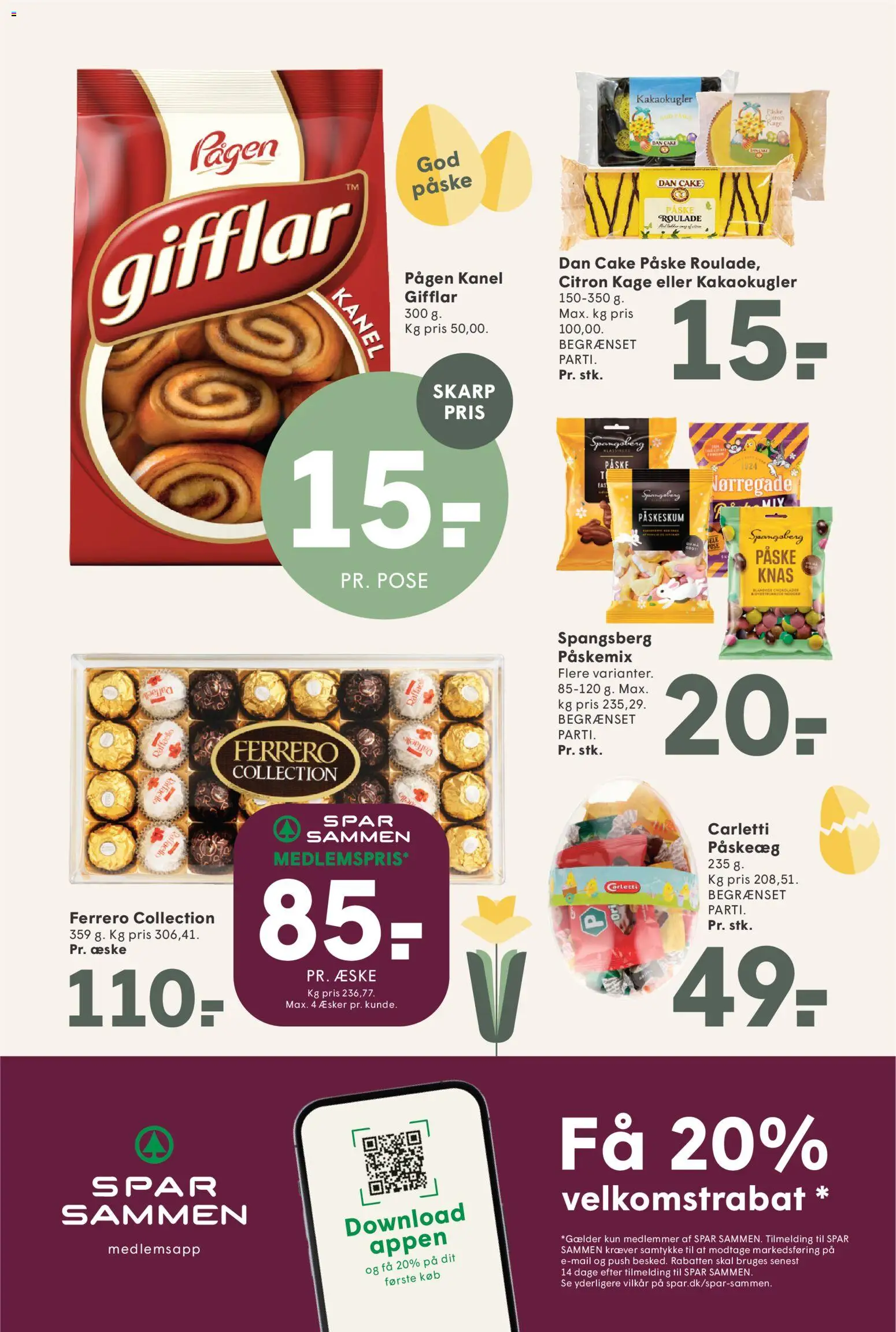 Spar tilbudsavis – gyldig fra 13.03.2026 | Side: 19 | Produkter: Kanel, Roulade