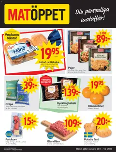 Matöppet - erbjudanden - Förhandsvisning av reklamblad från butik Matöppet aktuell från 26.01.2026