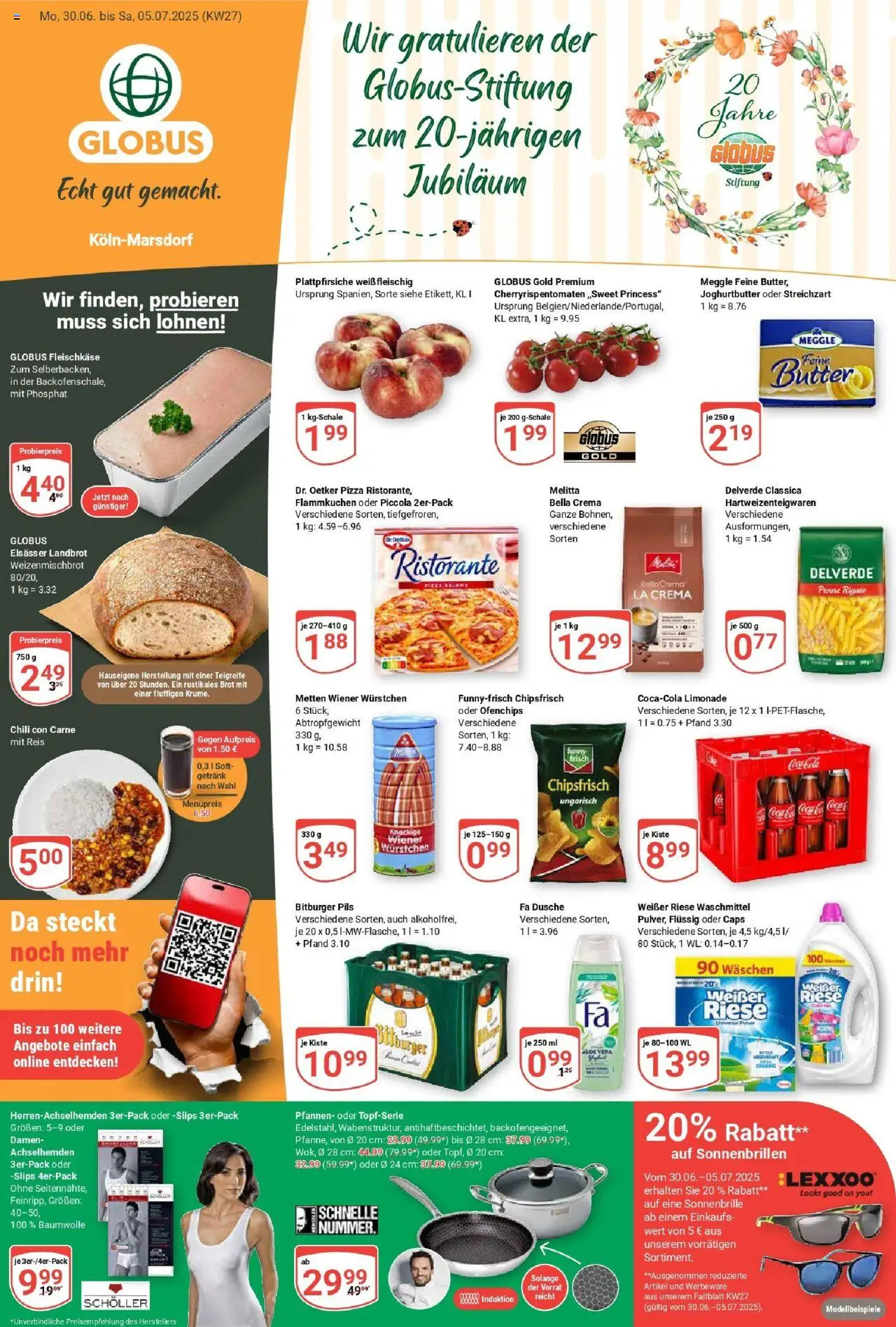 Globus prospekt Köln	 - gültig ab dem 29.06.2025 | Seite: 5 | Produkte: Ristorante, Dusche, Limonade, Shower Gel