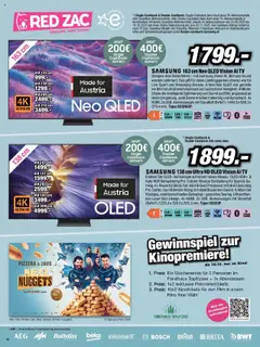 RED ZAC Elektronik Kufstein, Ellmau ab 01.10.2025 gültig | Seite: 18 | Produkte: TV, Kabel, Satellit, Samsung