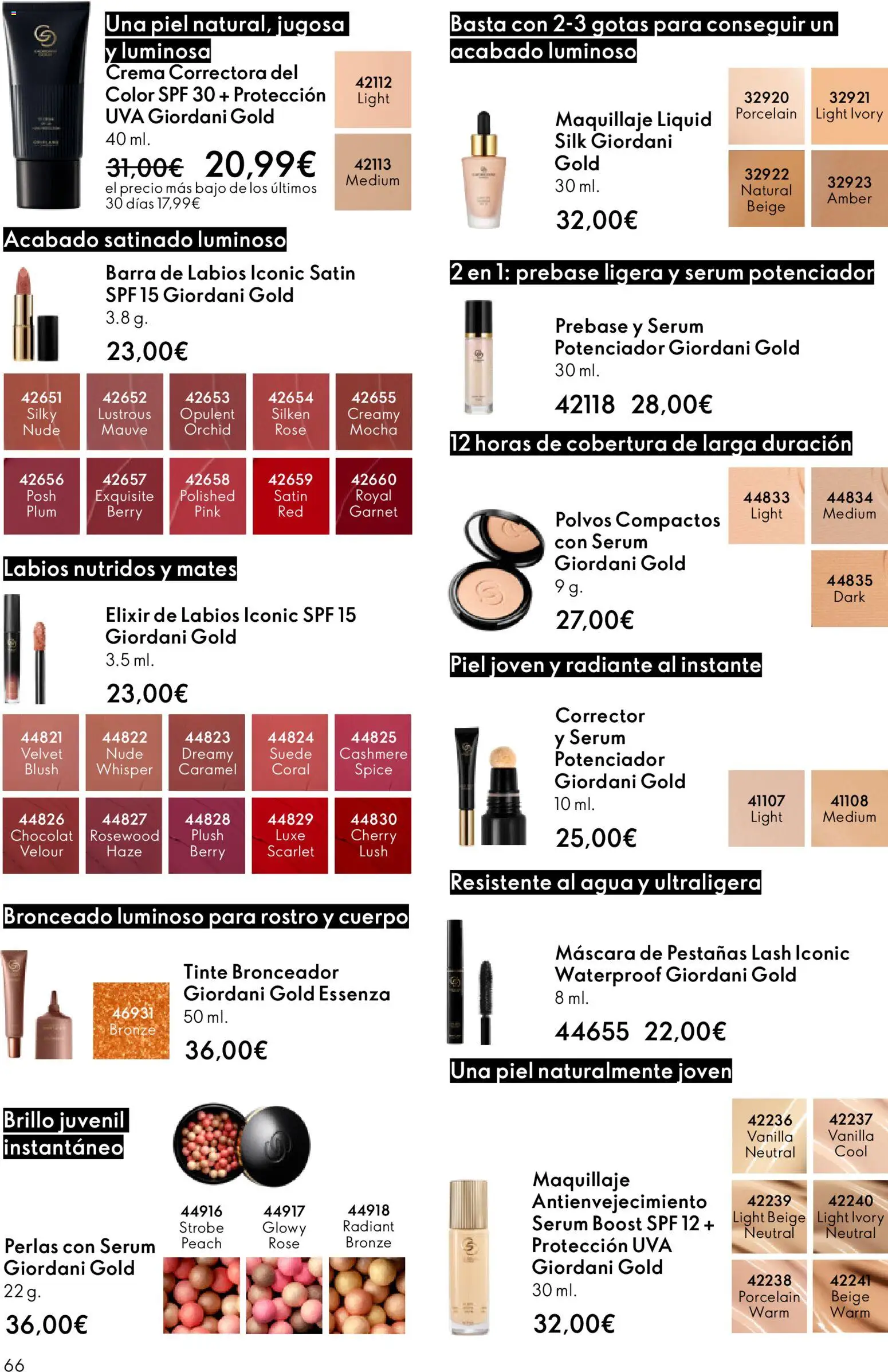 Oriflame - Catálogo Campaña 2 │ válido desde el 28.01.2026 | Página: 66 | Productos: Maquillaje, Corrector, Sérum, Crema
