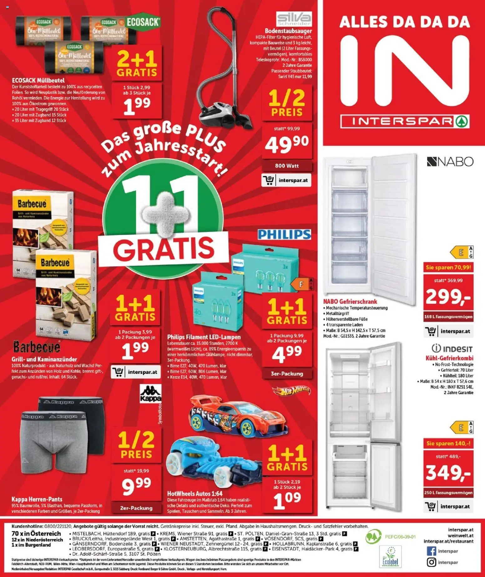 Interspar Flugblatt - Burgenland Nord gültig ab 15.01.2026 | Seite: 25 | Produkte: Birne, Gefrierschrank, Grill