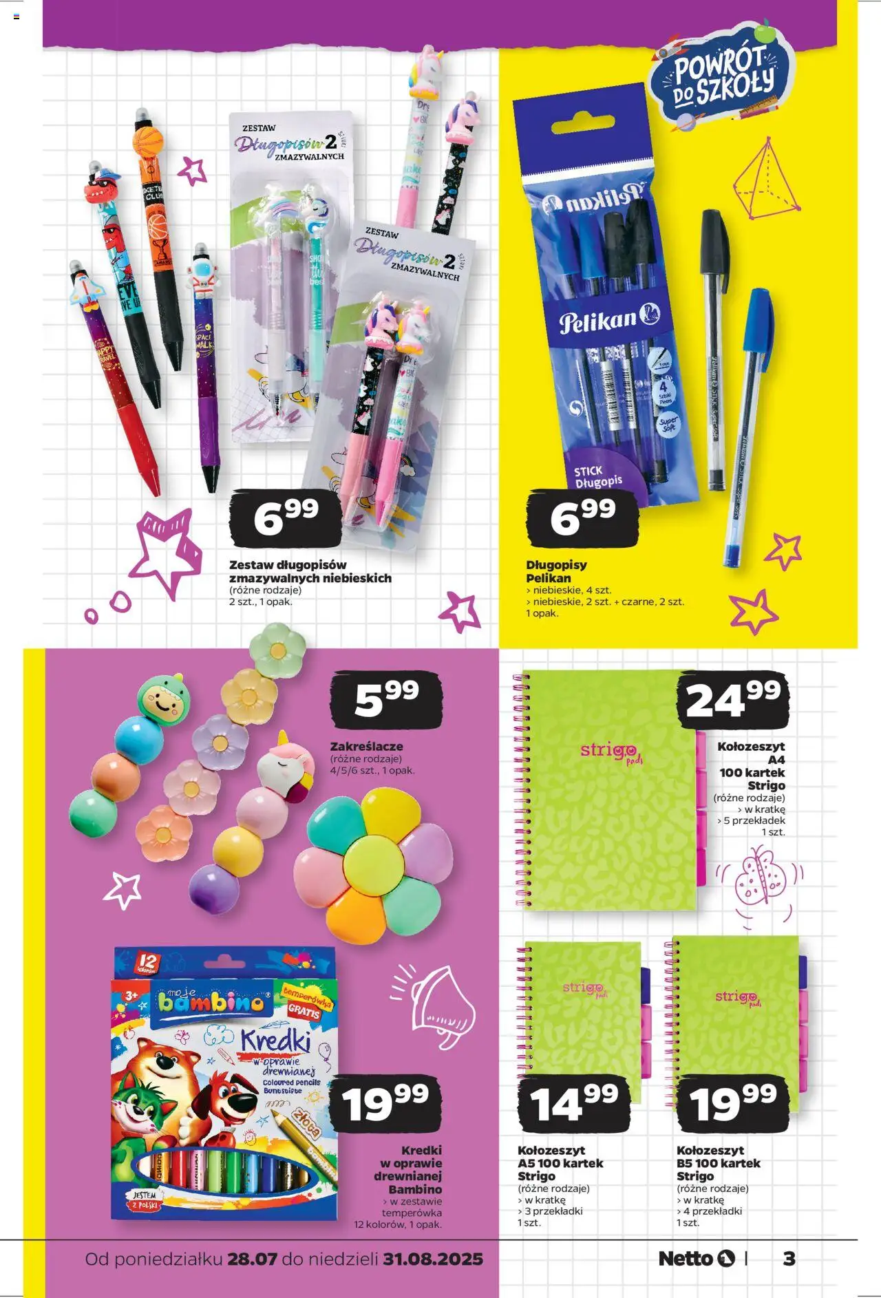 Netto gazetka - Katalog BTS od 28.07.2025 | Strona: 3 | Produkty: Temperówka