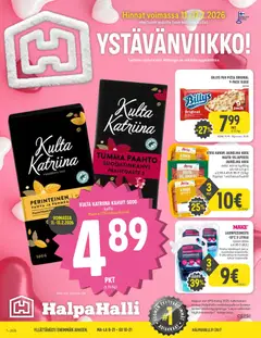 Halpa Halli-mainoslehti voimassa 11.02.2026 alkaen