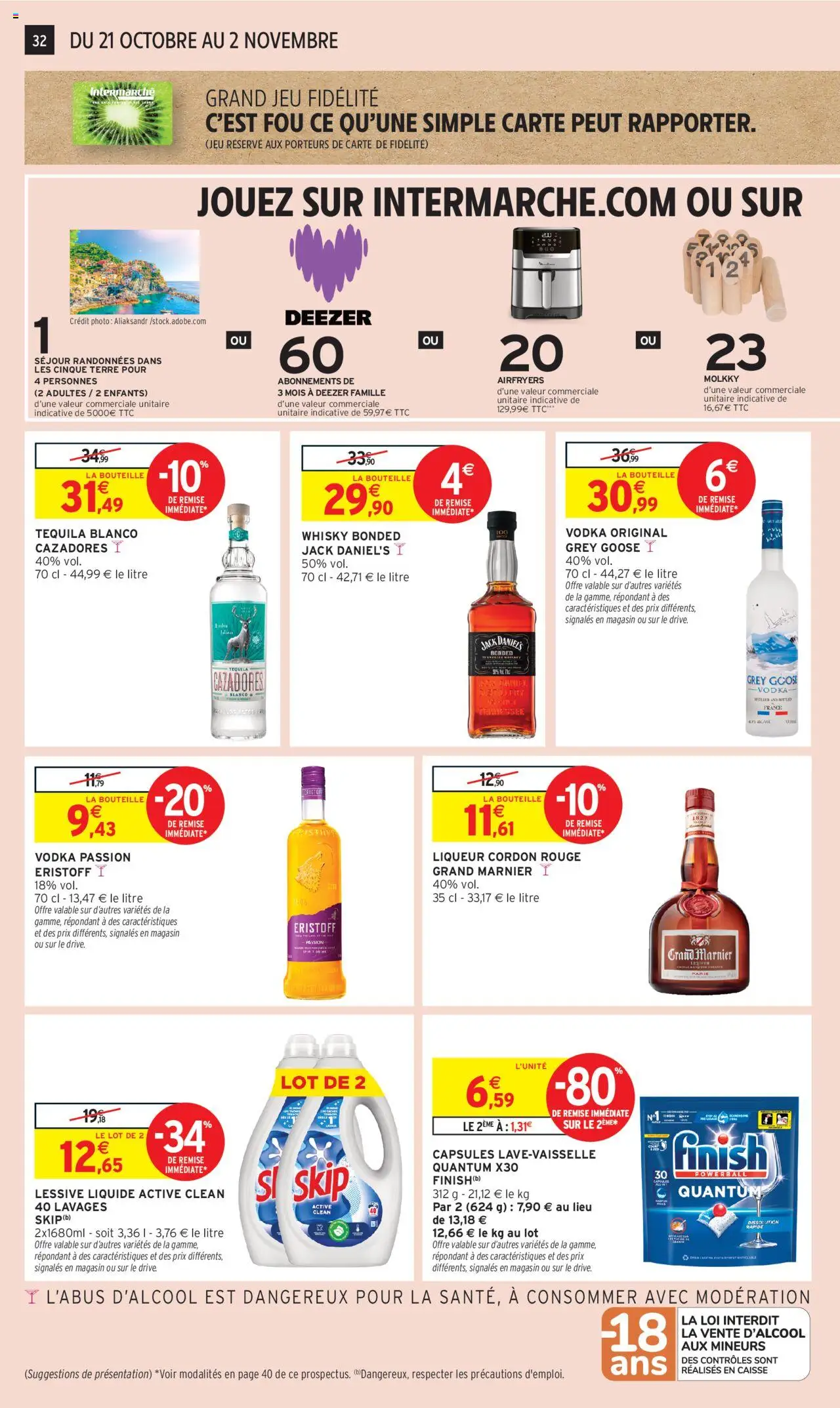 {H1} | Page: 32 | Produits: Grand marnier, Lave-vaisselle, Lessive Liquide, Détergent