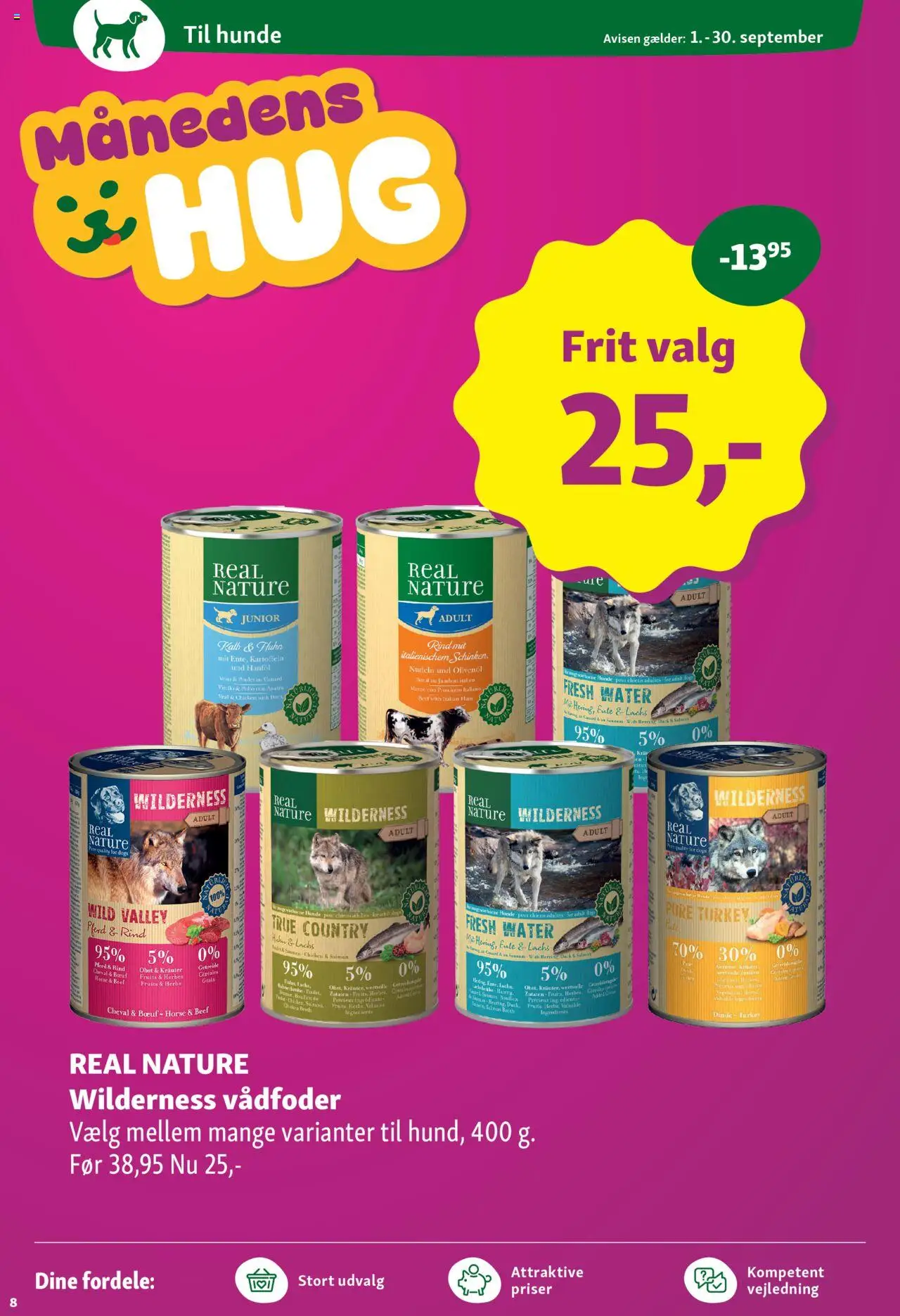 Maxi Zoo Tilbudsavis gyldig fra 01.09.2025 | Side: 8 | Produkter: Is