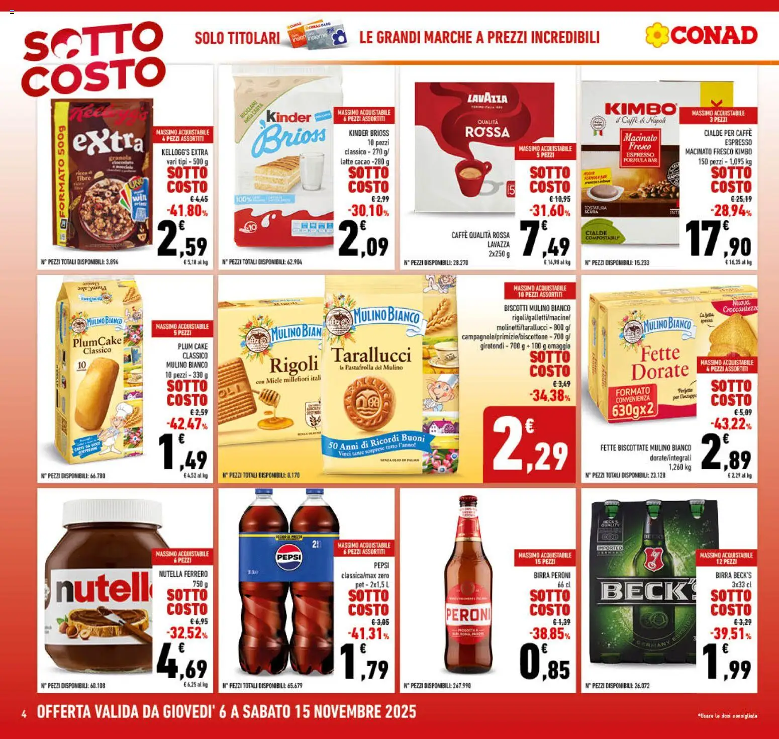 Volantino Conad del 06.11.2025 | Pagina: 4