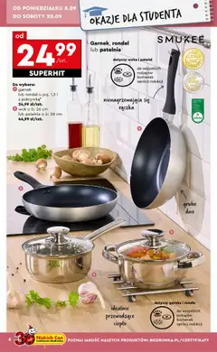 wok o śr. 26 cm lub patelnia o śr. 28 cm, Wok o średnicy 26 cm lub patelnia o średnicy 28 cm od 11.09.2025 | Strona: 8 | Produkty: Garnek, Patelnia