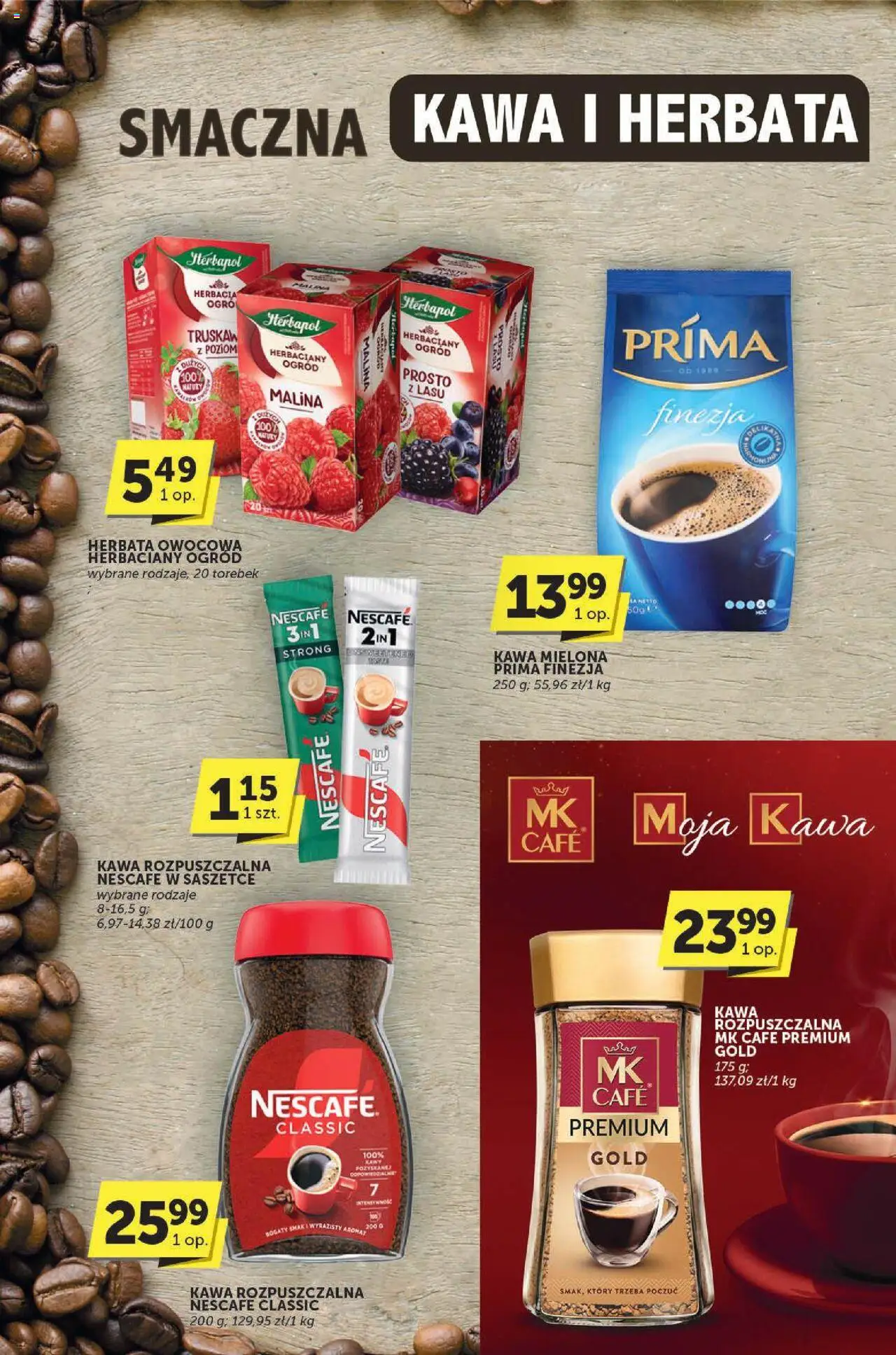 Groszek Gazetka - Katalog od 21.08.2025 | Strona: 18 | Produkty: Malina, Nescafe, Kawa rozpuszczalna, Kawa