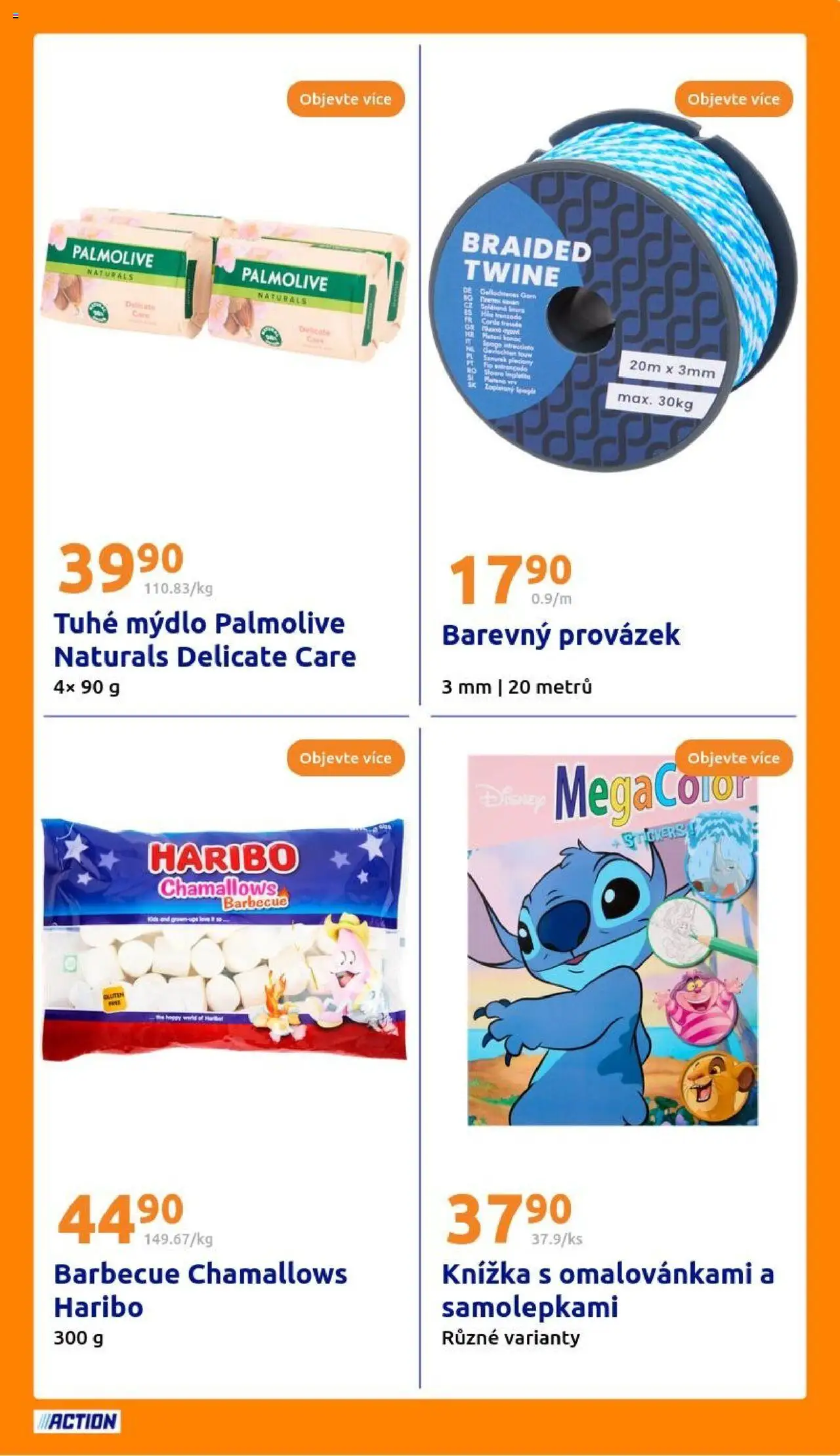 Action leták od 20.08.2025 | Strana: 21 | Produkty: Mýdlo, Haribo, Knížka