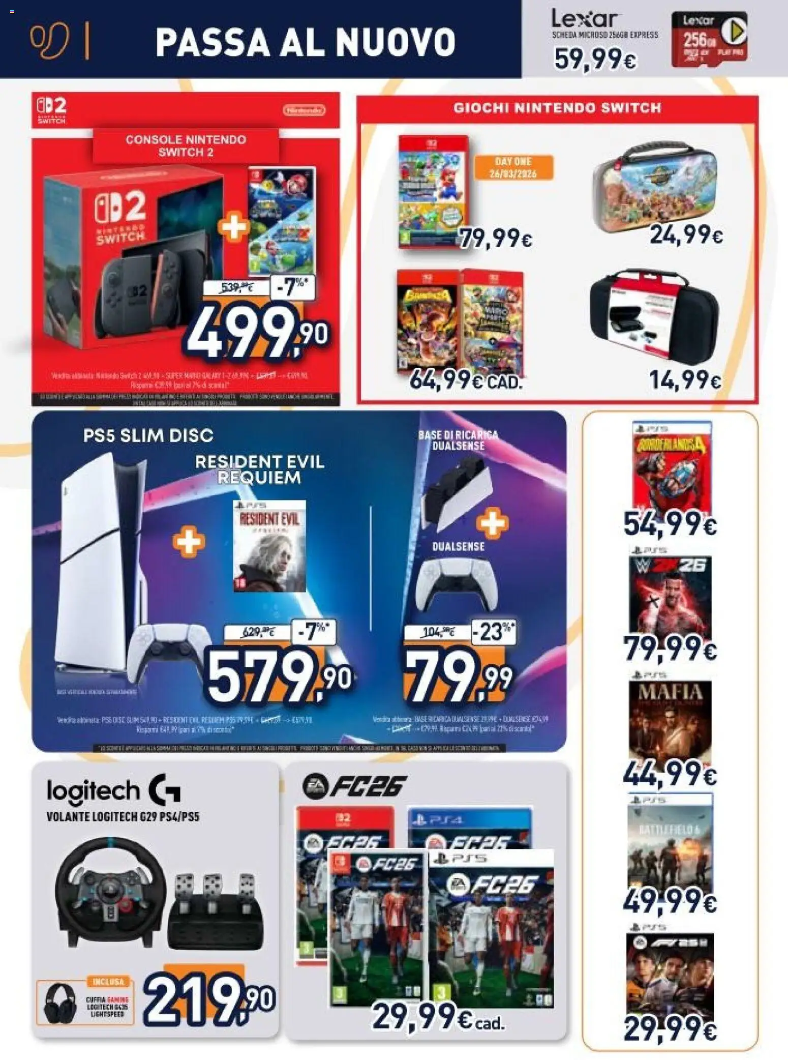 Volantino Unieuro del 20.03.2026 | Pagina: 20