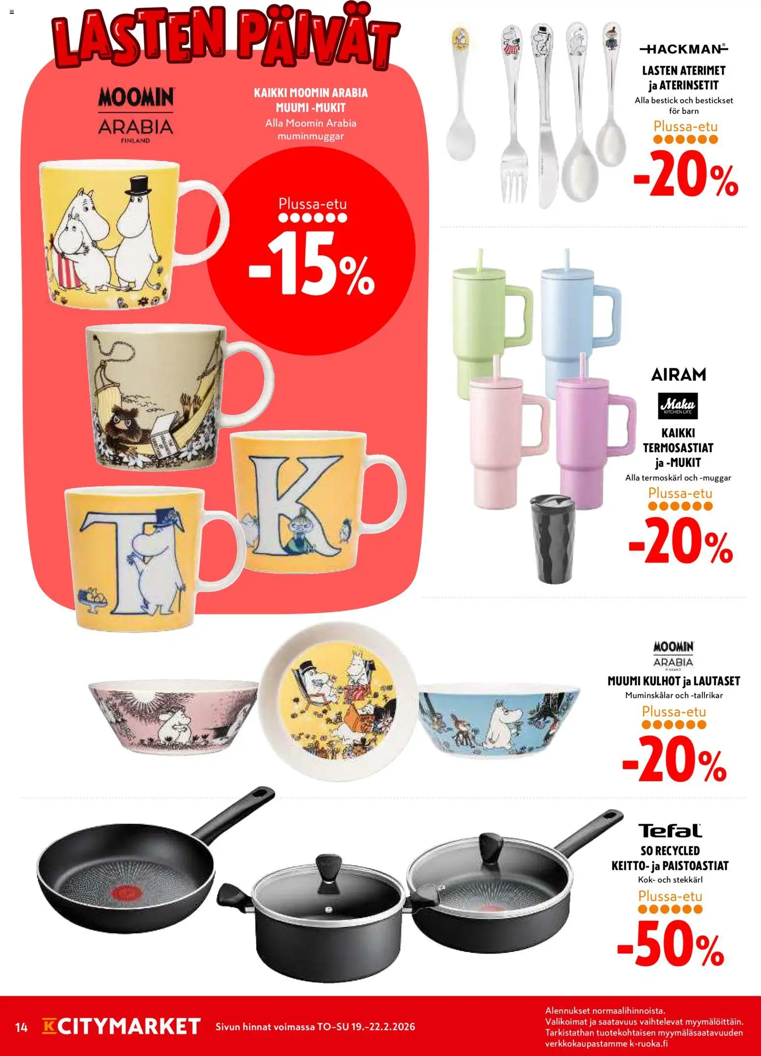 K-Citymarket tarjoukset – voimassa 19.02.2026 alkaen | Sivu: 14 | Tuotteet: Keitto