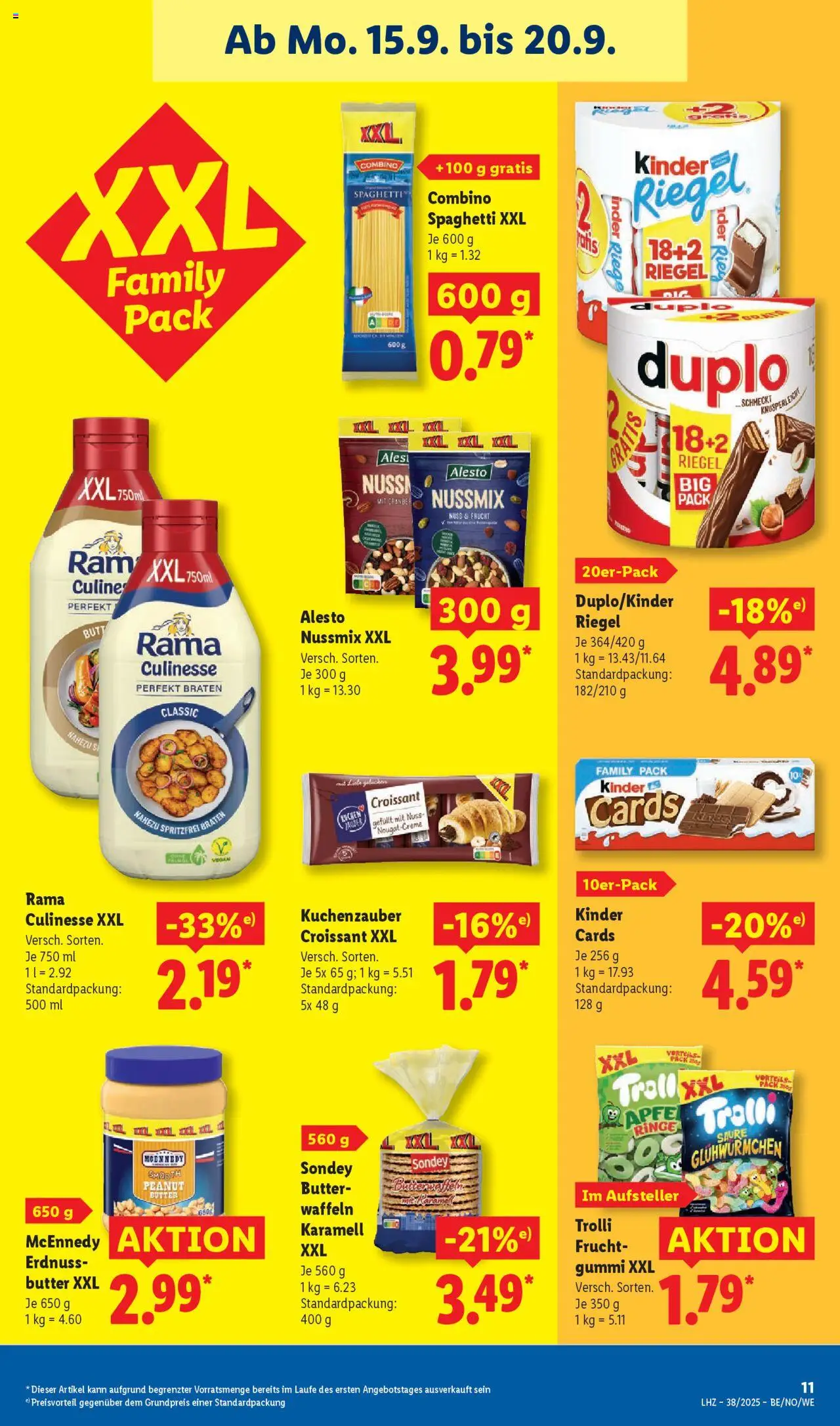 Lidl Prospekt Zossen – gültig ab 15.09.2025 | Seite: 19 | Produkte: Butter, Äpfel, Creme, Croissant