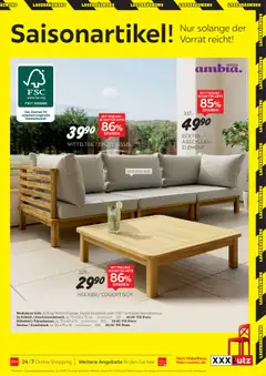 XXXL Lutz Größte Lagerräumungsverkauf ab 12.10.2025 gültig | Seite: 3 | Produkte: Hocker, Sofa, Couchtisch