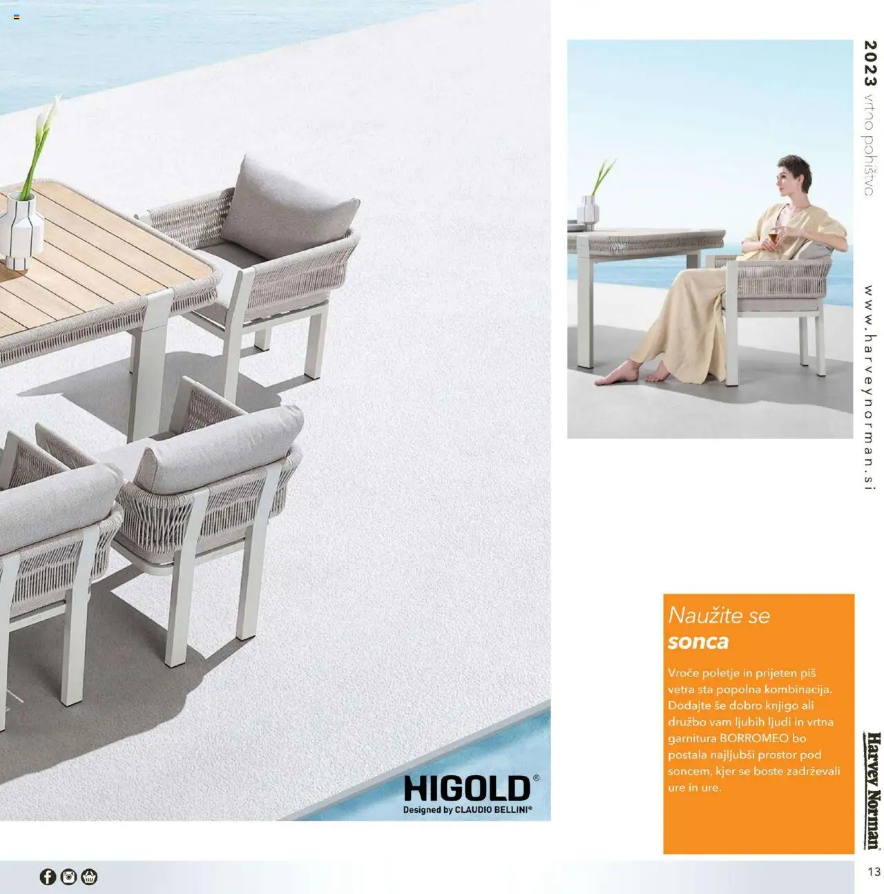 Harvey Norman - Katalog - Vrtno pohištvo │ velja od 01.03.2023 | Stran: 13