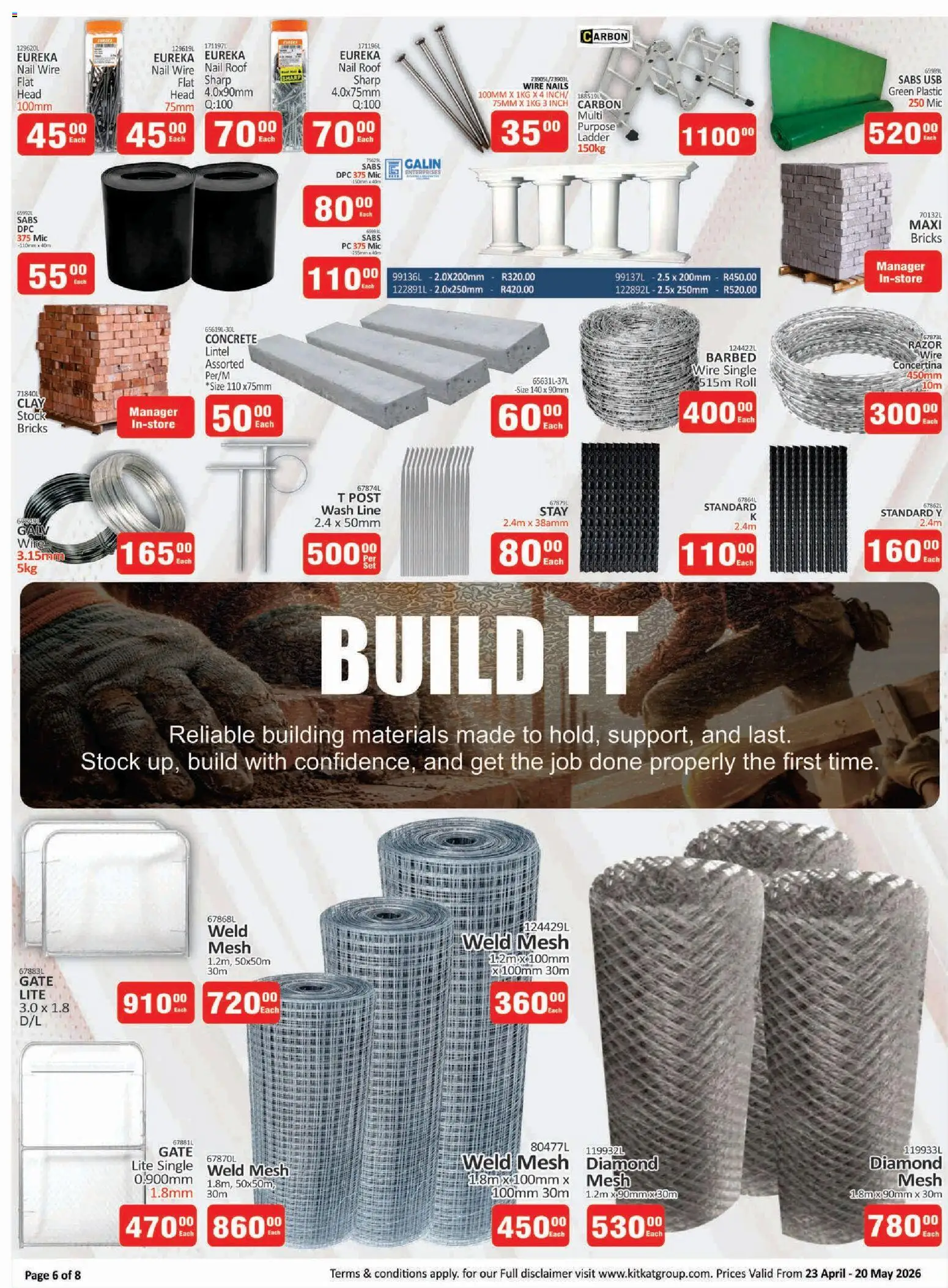 New KIT KAT Cash & Carry catalogue – valid from 23.04.2026 | Page: 6 | Products: PC, USB, Gate, Clay