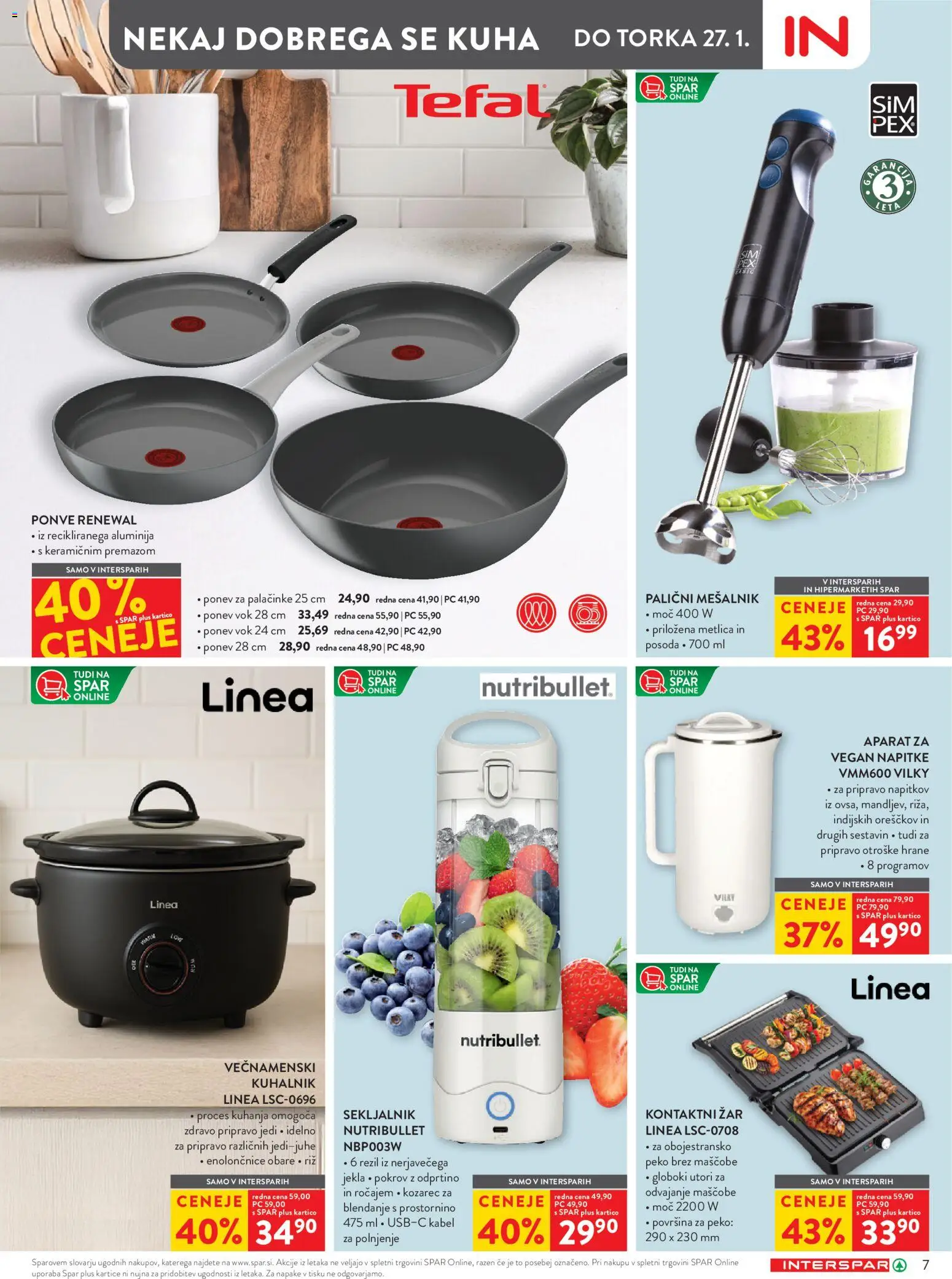 Novi Spar katalog ponudbe – veljaven od 14.01.2026 | Stran: 7 | Izdelki: Kozarec, Zar, Palačinke, Riz