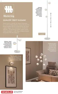 Segmüller Leuchten Spezial ab 29.09.2025 gültig | Seite: 16 | Produkte: Wandleuchte