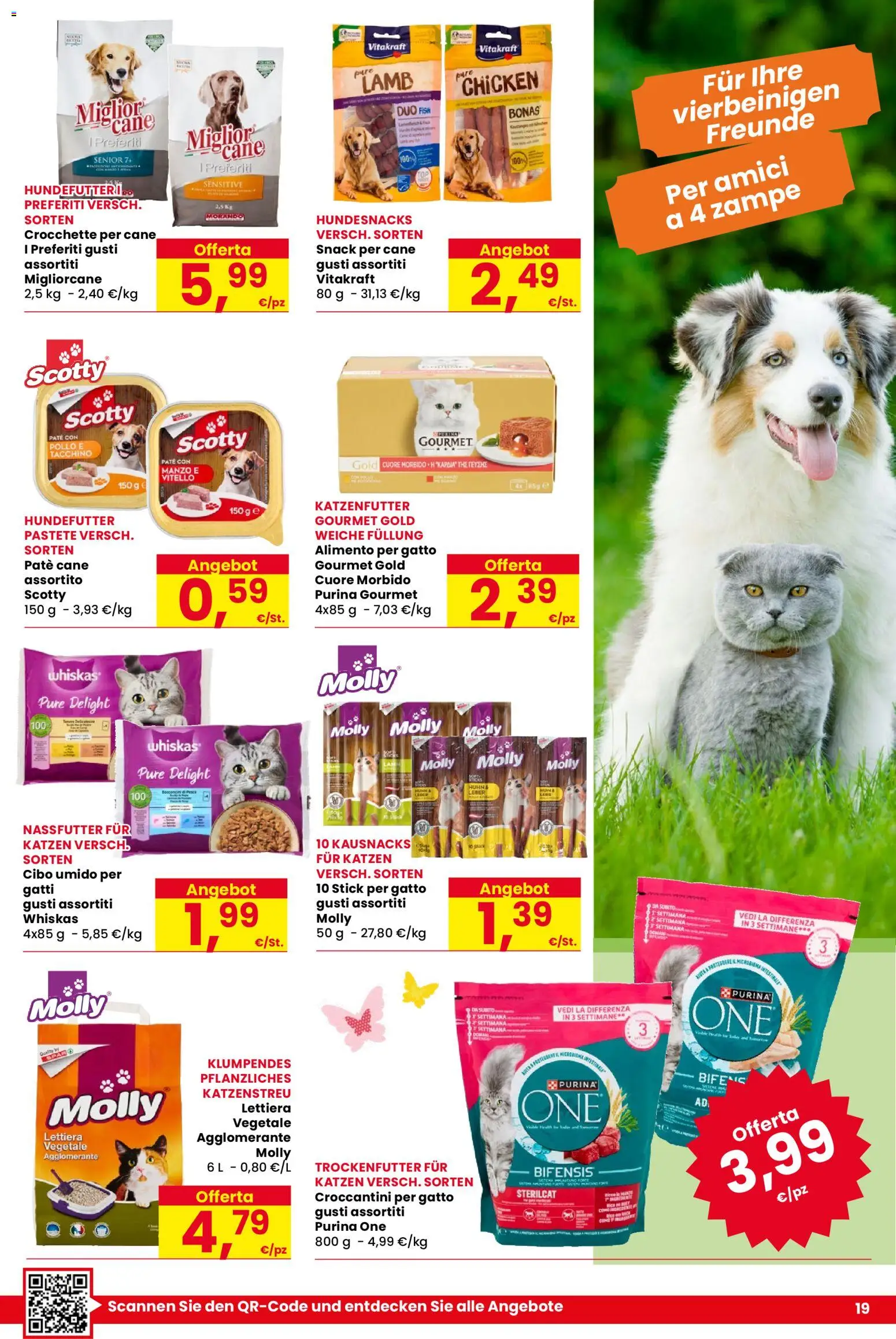 Volantino Despar del 26.03.2026 | Pagina: 19 | Prodotti: Pollo, Manzo, Tacchino, Crocchette