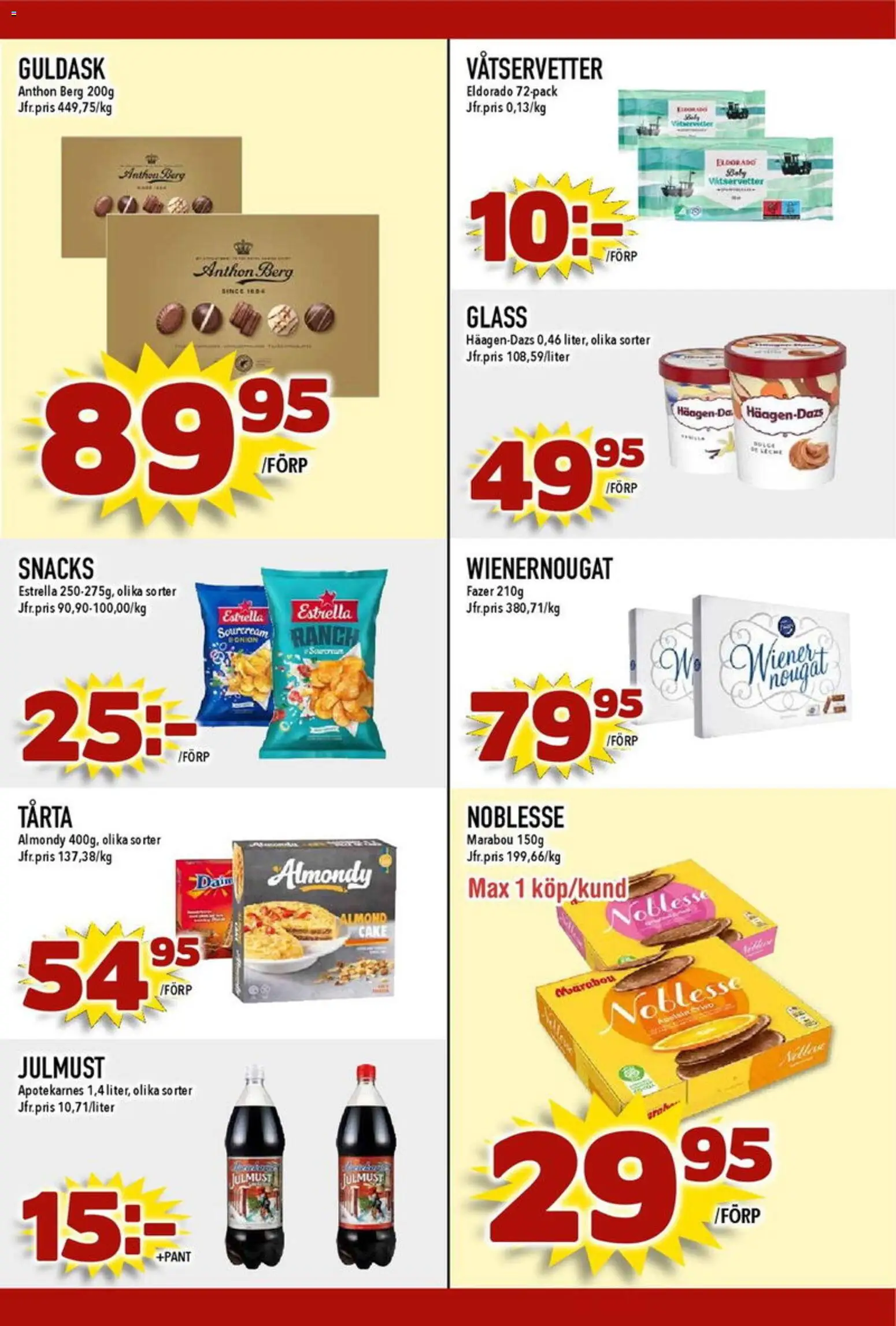 Nya Pulsen reklamblad aktuell från 15.12.2025 | Sida: 32 | Produkter: Glass