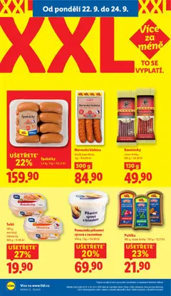 Salát, 180 g, mexický/řáholecký, 100 g = 11,06 Kč od 22.09.2025 | Strana: 16