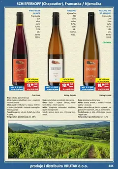 Vrutak - Katalog - Pregled kataloga iz trgovine Vrutak, vrijedi od 01.11.2025 | Stranica: 245 | Proizvodi: Miris, Vino