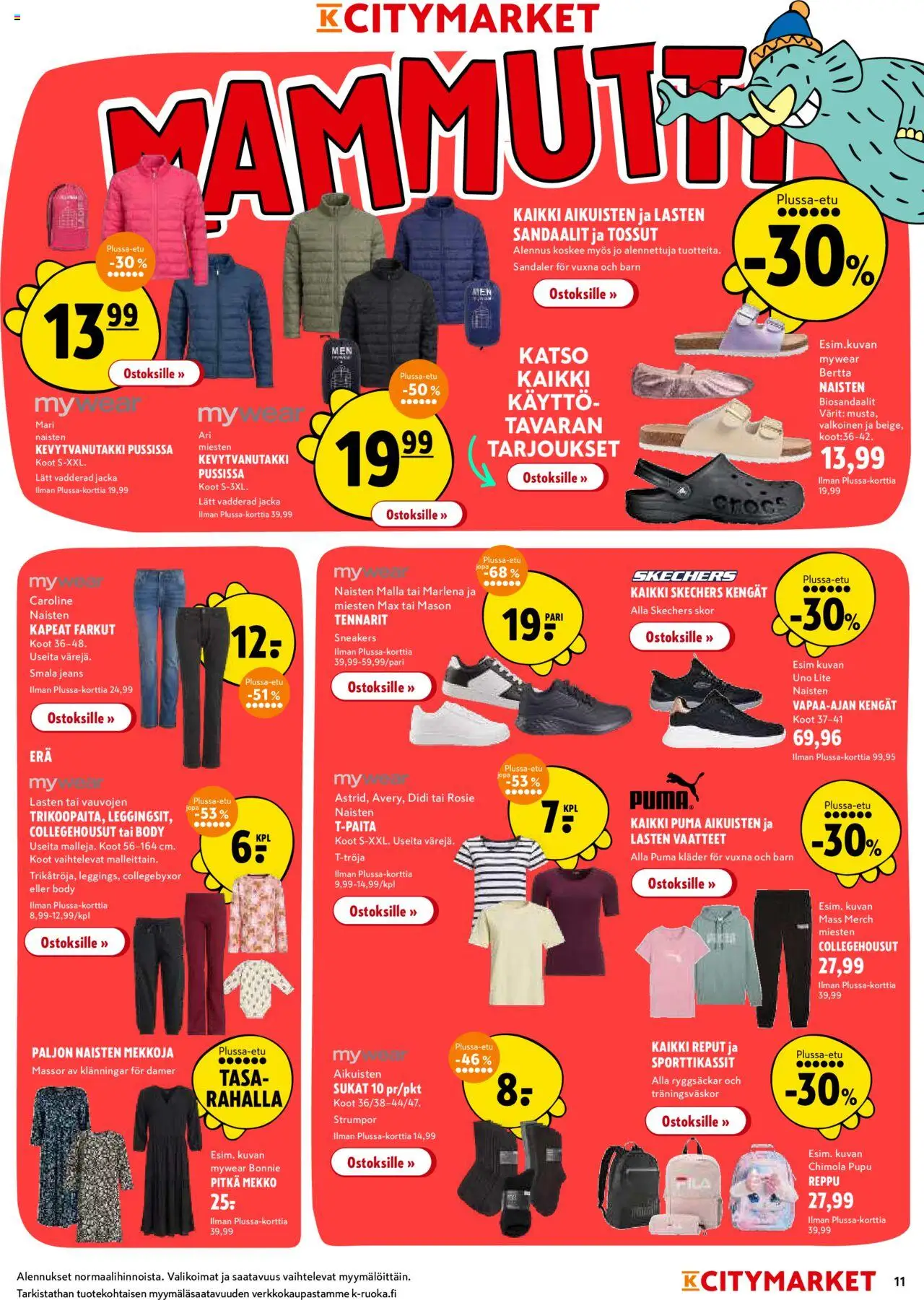  | Sivu: 11 | Tuotteet: Vaatteet, Tossut, Mekko, Farkut