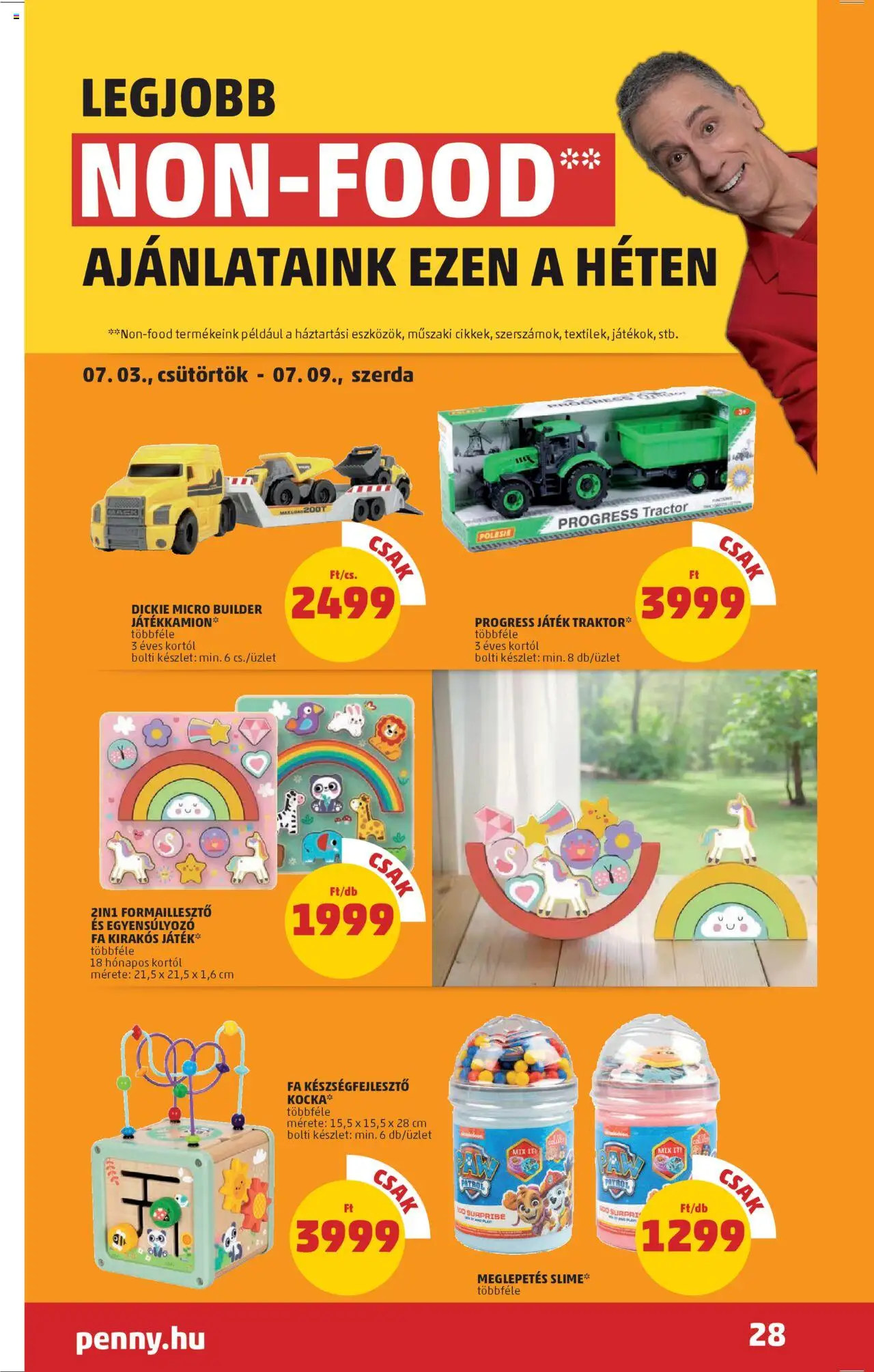 PENNY akciós ujság - amely érvényes a következő dátumtól: 03.07.2025 | Oldal: 32 | Termékek: Puzzle, Játék