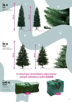 Kondela leták platný od 17.11.2025 | Strana: 9 | Produkty: Vianočný stromček, Taška