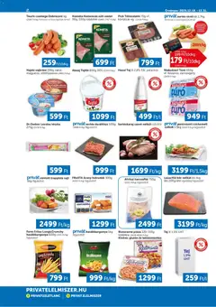 PRIVÁT Akciós újság - amely érvényes a következő dátumtól: 18.12.2025 | Oldal: 2 | Termékek: Pick, Sajt, Hasábburgonya, Csirkemell