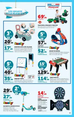 Super U - Prévisualisation de Super U - Prix bas de Noël valide à partir de 21.10.2025 | Page: 45 | Produits: Poignées, Jeux, Piles